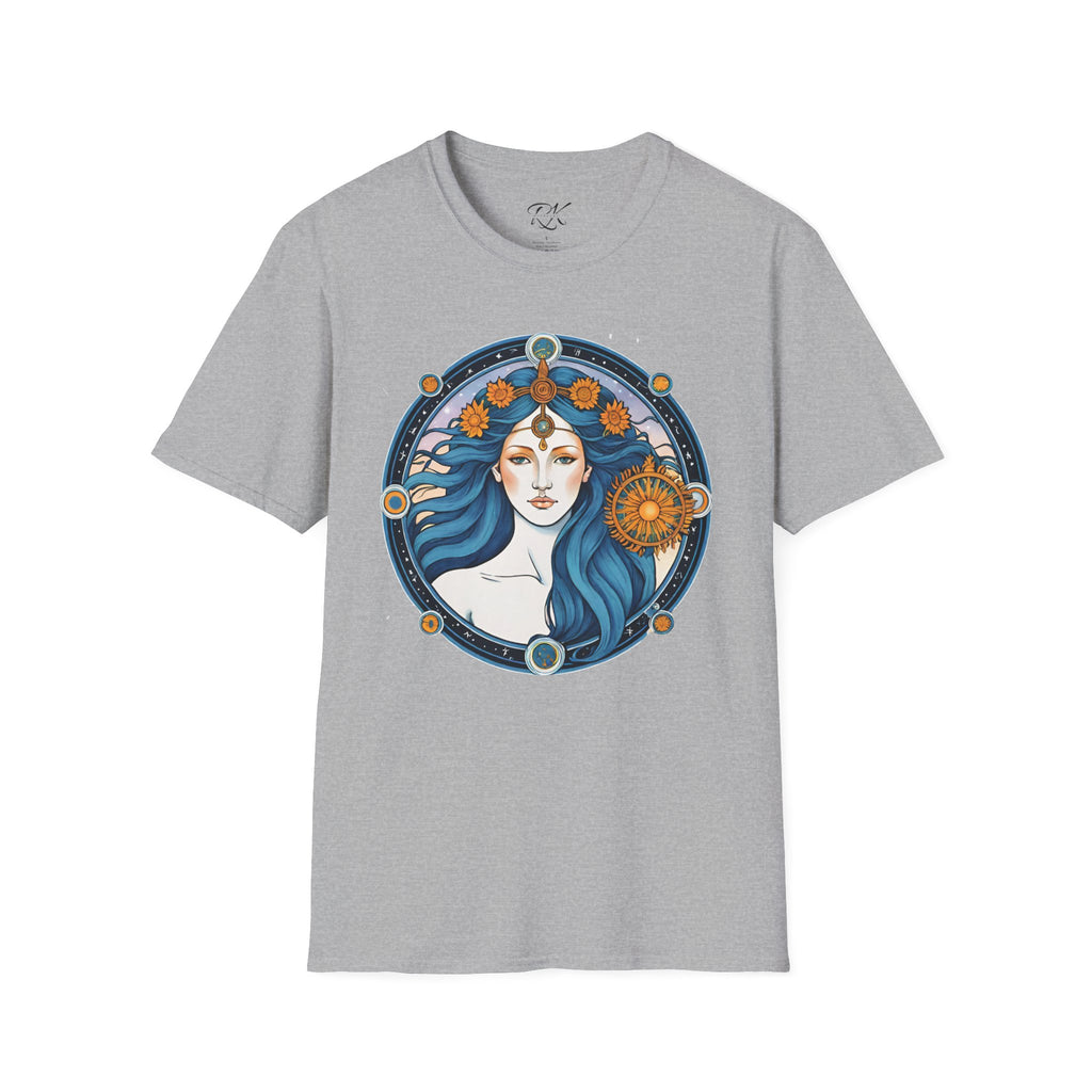 Celestial Goddess Unisex T-Shirt, Bohemian Tee, Astrology Shirt, Gift for Her, Spiritual Fashion, Horoscope Apparel