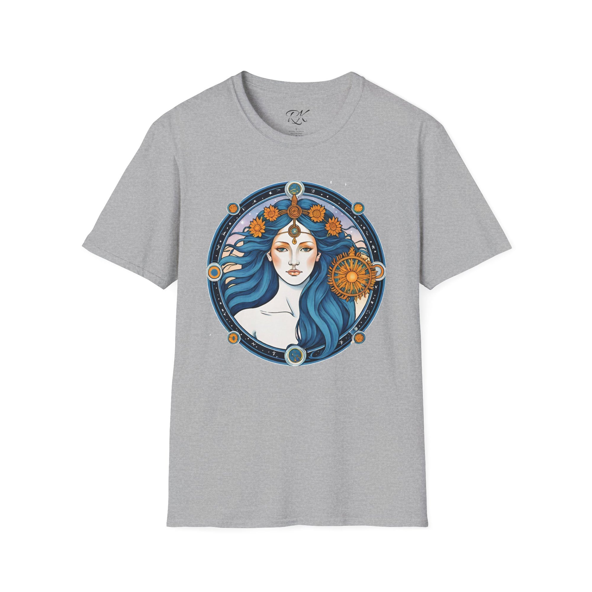 Celestial Goddess Unisex T-Shirt, Bohemian Tee, Astrology Shirt, Gift for Her, Spiritual Fashion, Horoscope Apparel