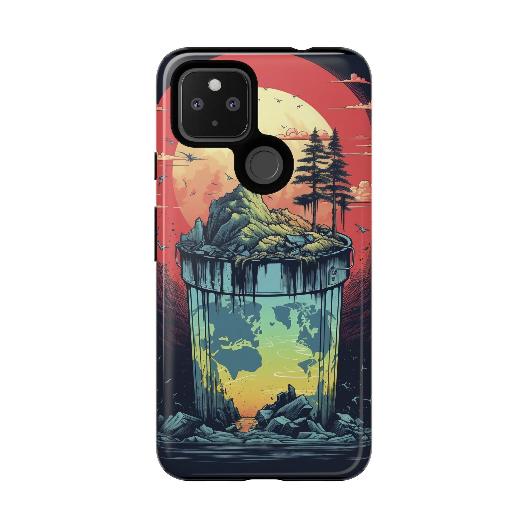 Vibrant Nature-Themed Phone Case, Tough Cases for Adventurers, Eco-Friendly, Trendy Phone Accessory, Great Gift for Nature Lovers