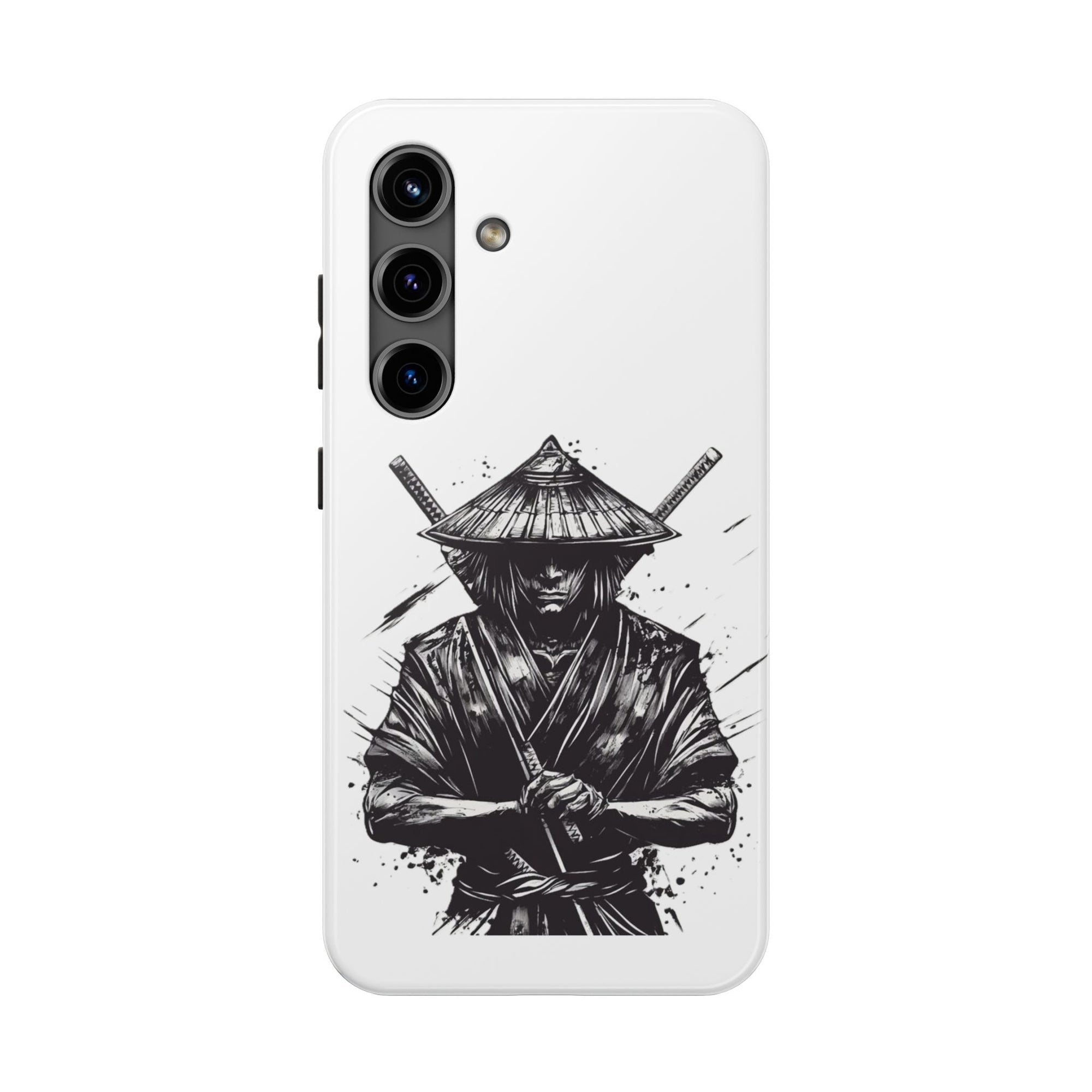Samurai Tough Phone Cases, Rugged Smartphone Accessories, Durable Covers for Men, Unique Gifts for Him, Japanese Warrior Design