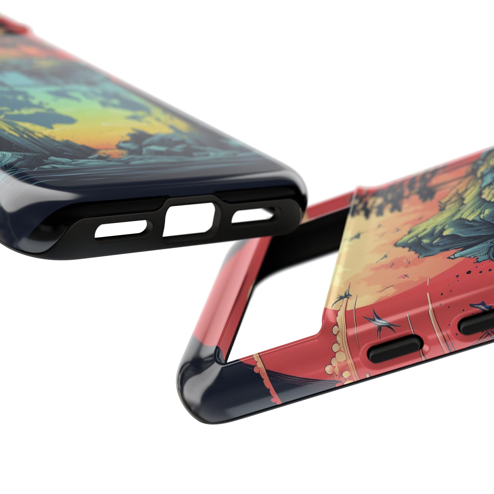Vibrant Nature-Themed Phone Case, Tough Cases for Adventurers, Eco-Friendly, Trendy Phone Accessory, Great Gift for Nature Lovers