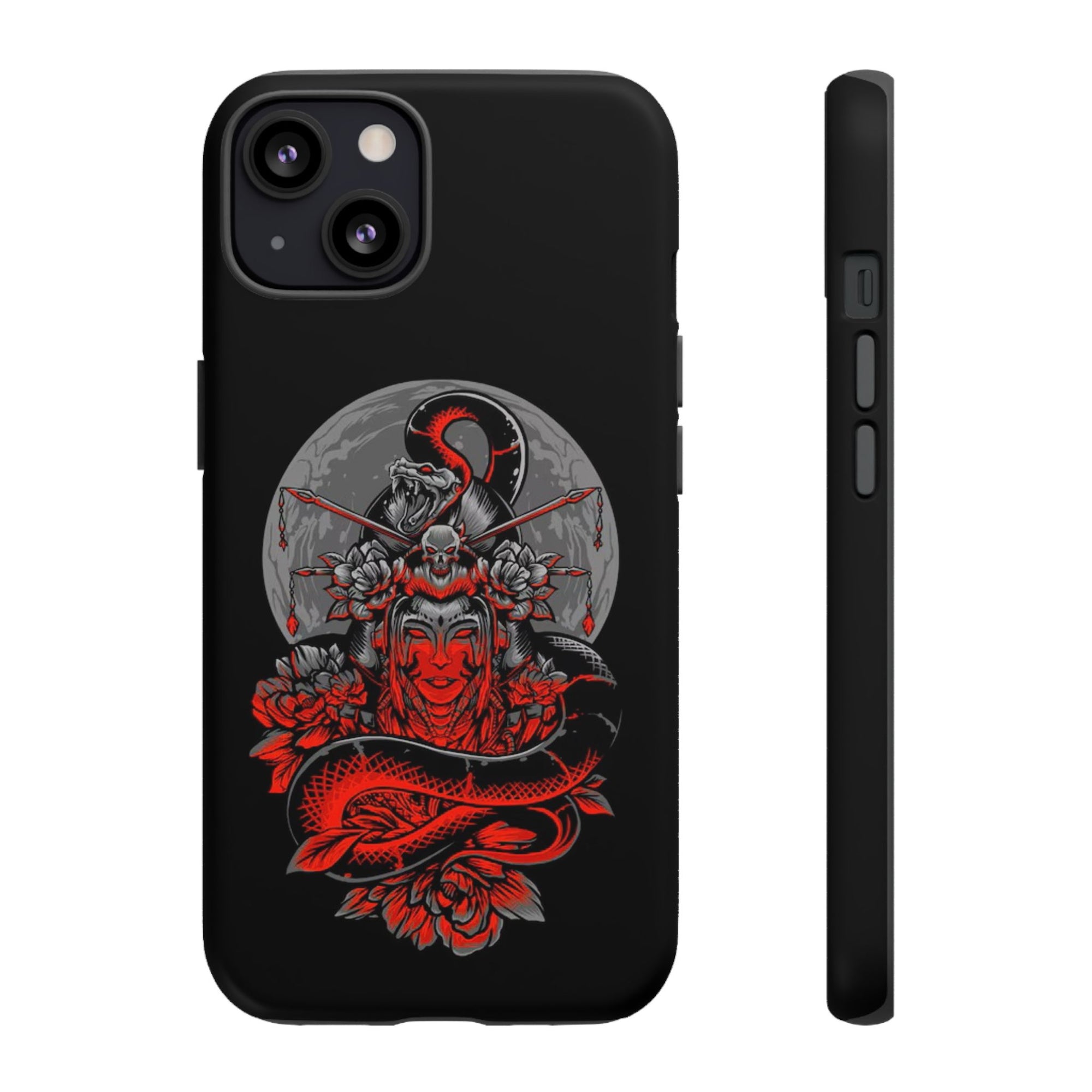 Tough Cases for iPhone, Dragon & Warrior Design, Durable Phone Protection, Perfect Gift for Tech Lovers, Unique Gifting