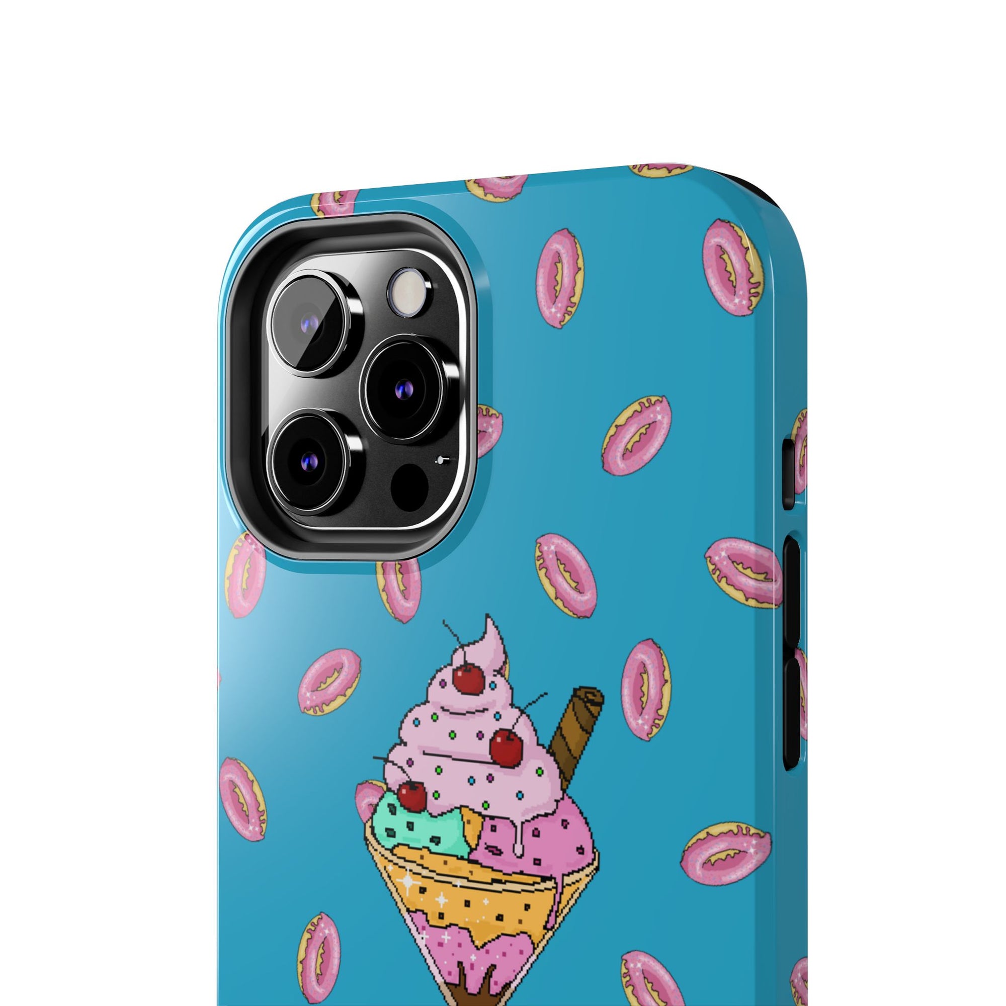 Cute Dessert Phone Cases, Fun iPhone Covers, Quirky Phone Accessories, Donut Lovers Gift, Ice Cream Phone Protector