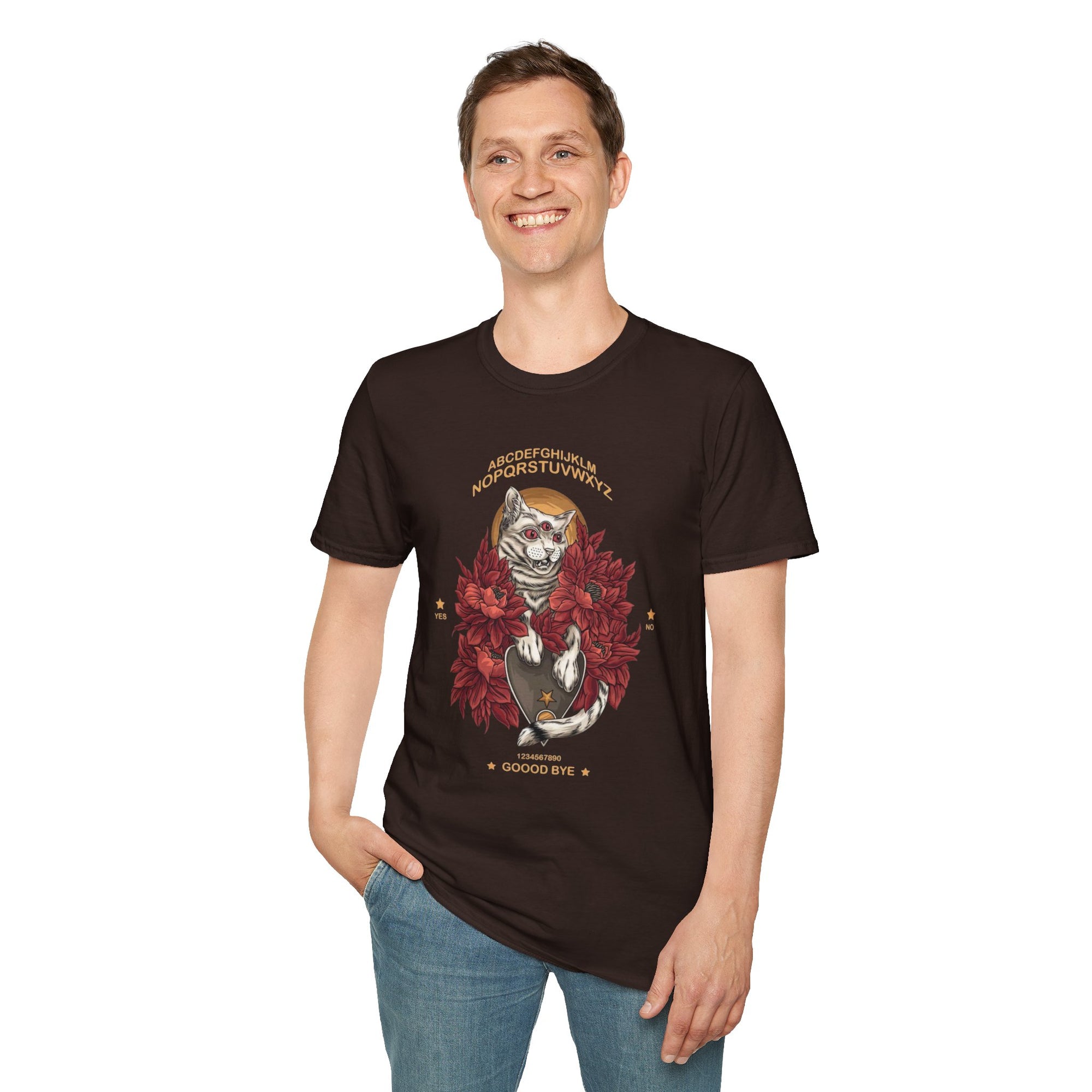 Nature-Inspired Graphic Unisex T-Shirt, Cozy Fall Vibes, Animal Lover Gift, Perfect for Autumn Celebrations, Unique Animal Design