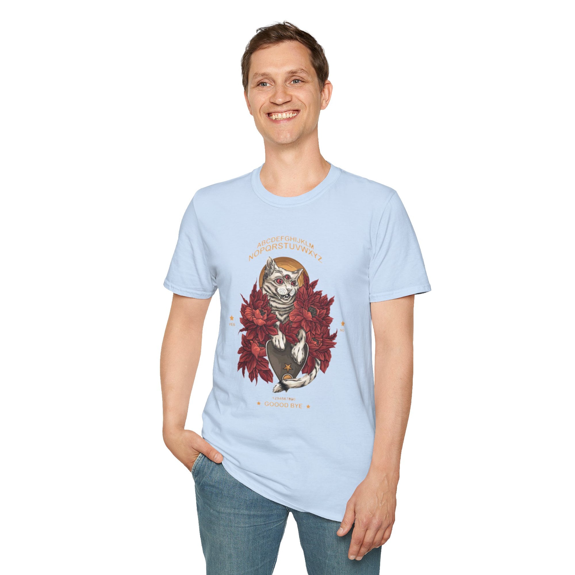 Nature-Inspired Graphic Unisex T-Shirt, Cozy Fall Vibes, Animal Lover Gift, Perfect for Autumn Celebrations, Unique Animal Design