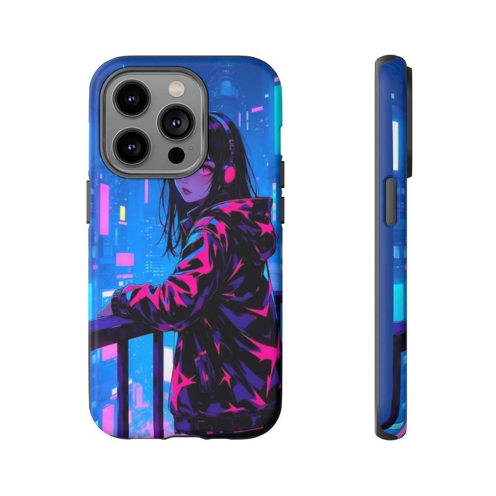 Futuristic Phone Case, Cyberpunk Aesthetic, Tough Phone Cover, Urban Style, Gift for Tech Lovers, Unique Phone Accessories, Streetwear [...]