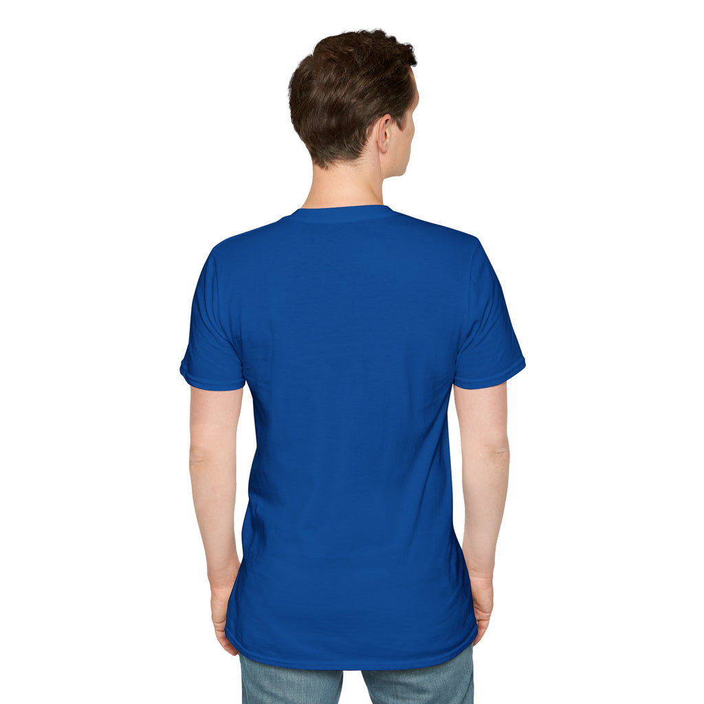 Mountain Landscape Unisex Softstyle T-Shirt | Nature Lover Gift, Outdoor Adventure Tee, Relaxed Fit, Casual Wear, Camping Shirt