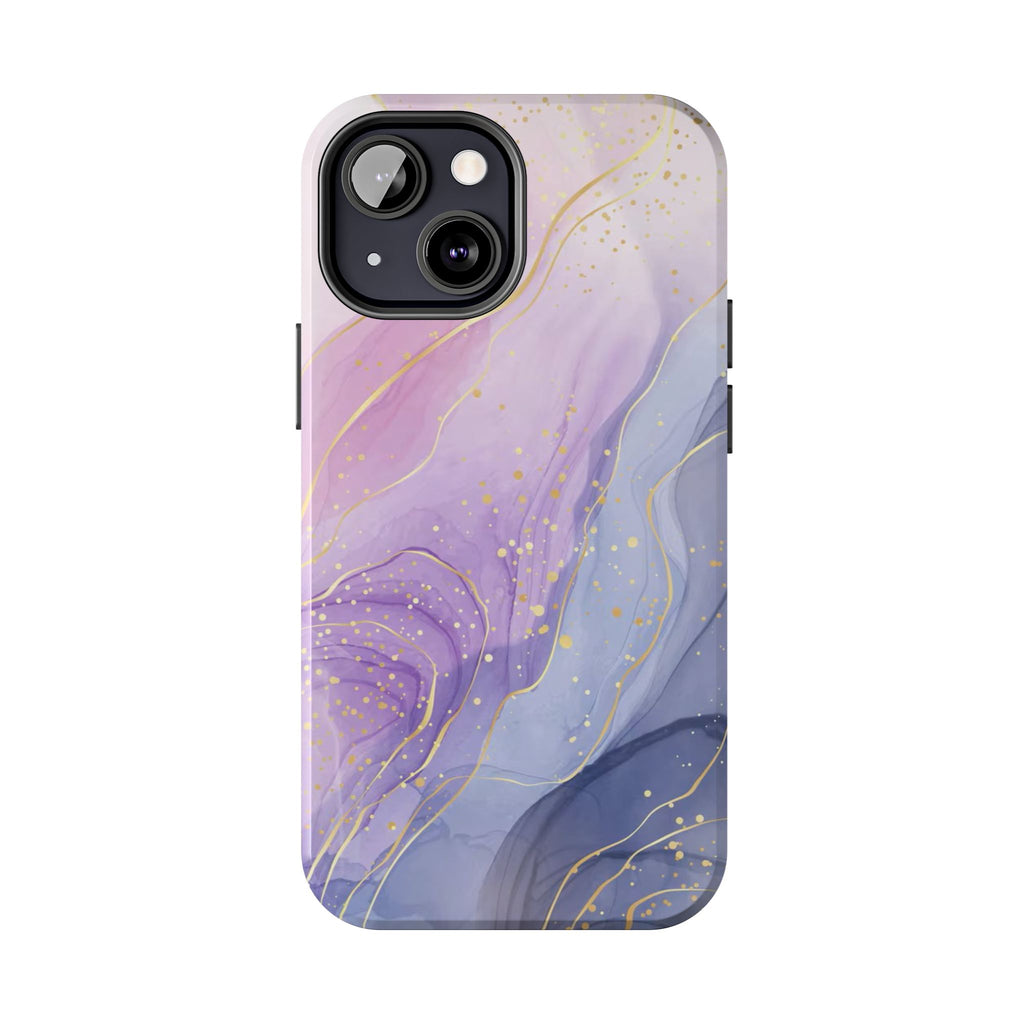 Elegant Abstract Tough Phone Cases for Stylish Protection, Gift for Her, Phone Accessories, Lavender Marble Design, Phone Cover for [...]