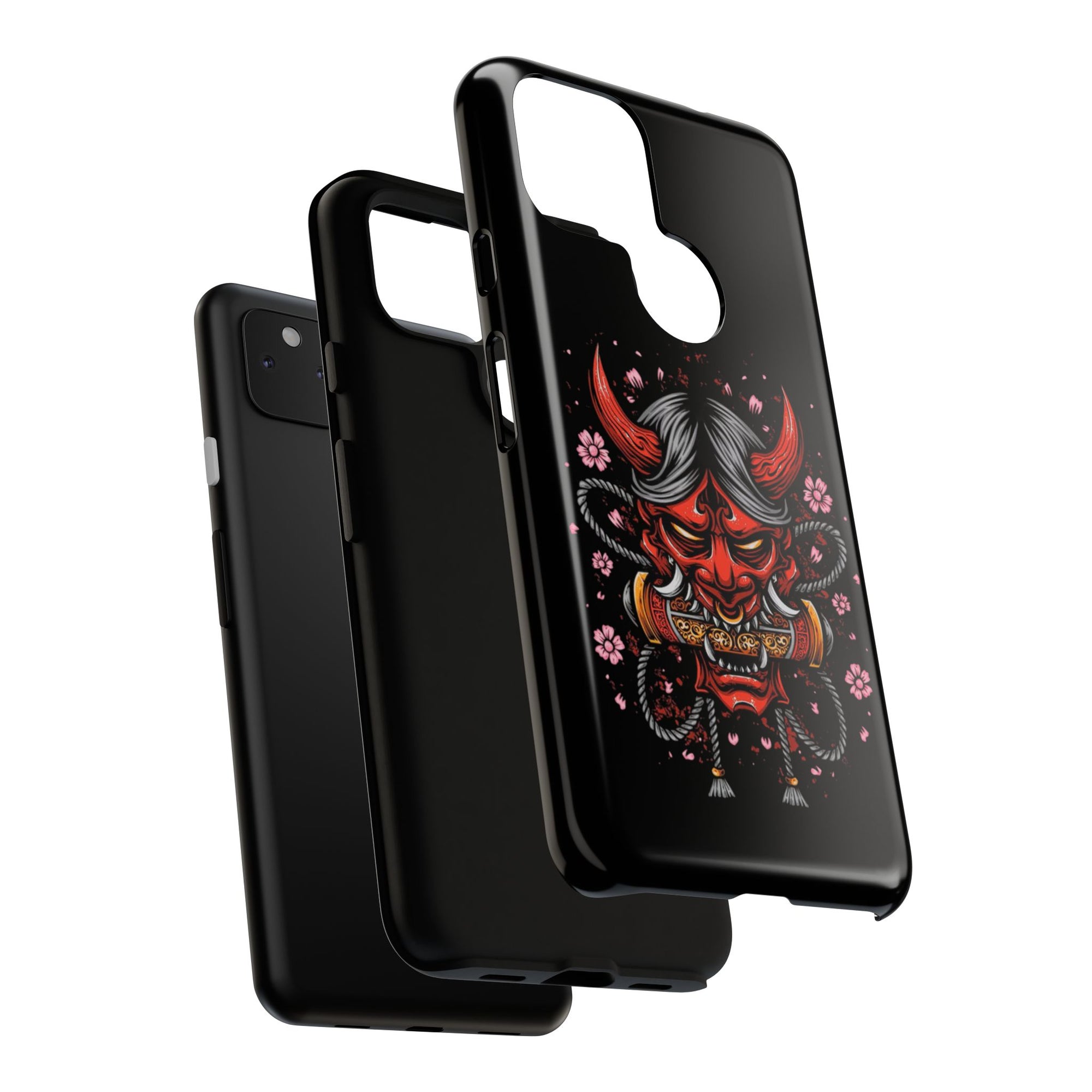 Tough Cases: Fierce Demon Phone Case, Edgy Phone Cover, Protect Your Device, Gift for Anime Fans, Unique Artwork Case
