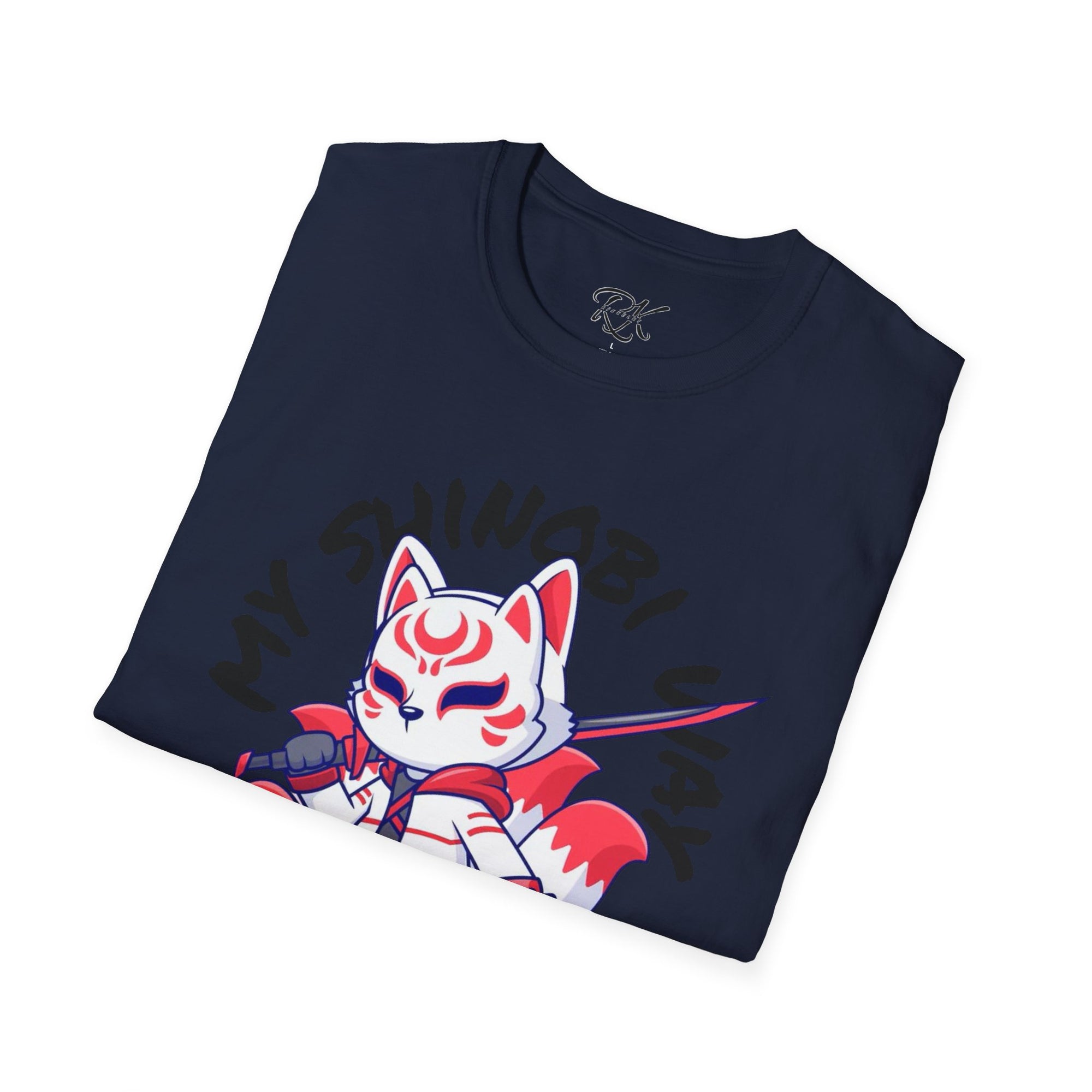 Unisex Anime T-Shirt - 'My Shinobi Pal' Graphic Tee, Comfortable Streetwear, Gift for Anime Lovers, Casual Wear, Stylish Outfit