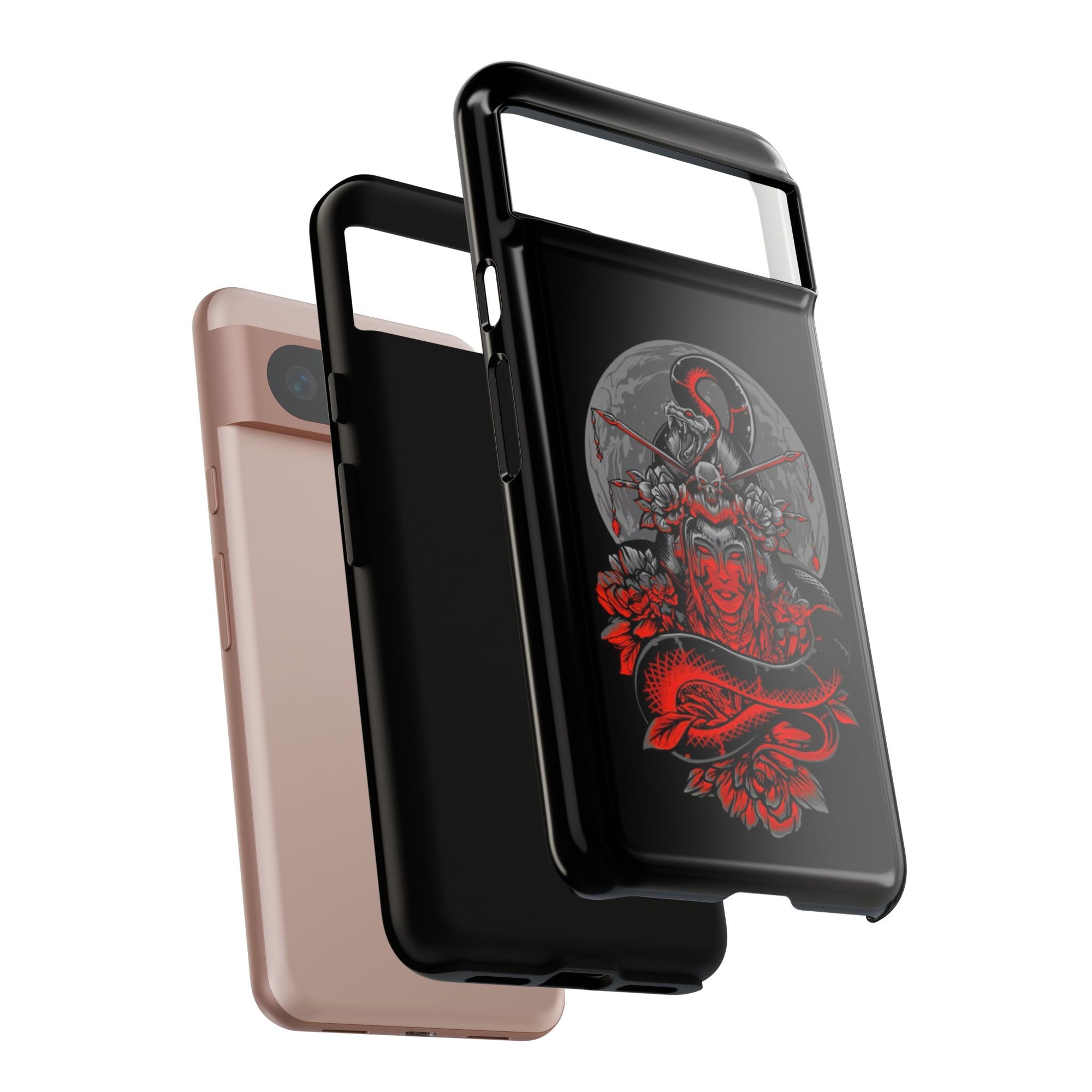 Tough Cases for iPhone, Dragon & Warrior Design, Durable Phone Protection, Perfect Gift for Tech Lovers, Unique Gifting