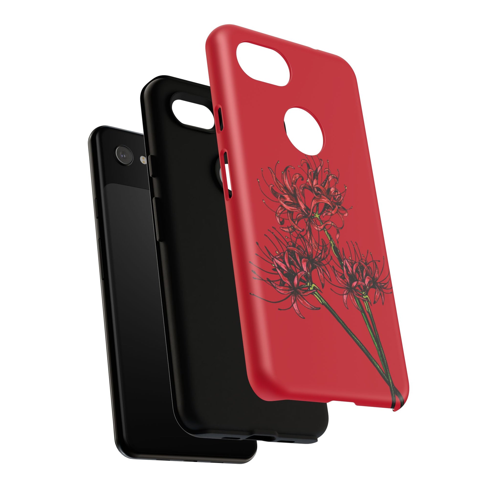 Floral Phone Case, Cute Durable Case for Plants Lovers, Stylish Tech Accessories, Gift for Her, Autumn Decor