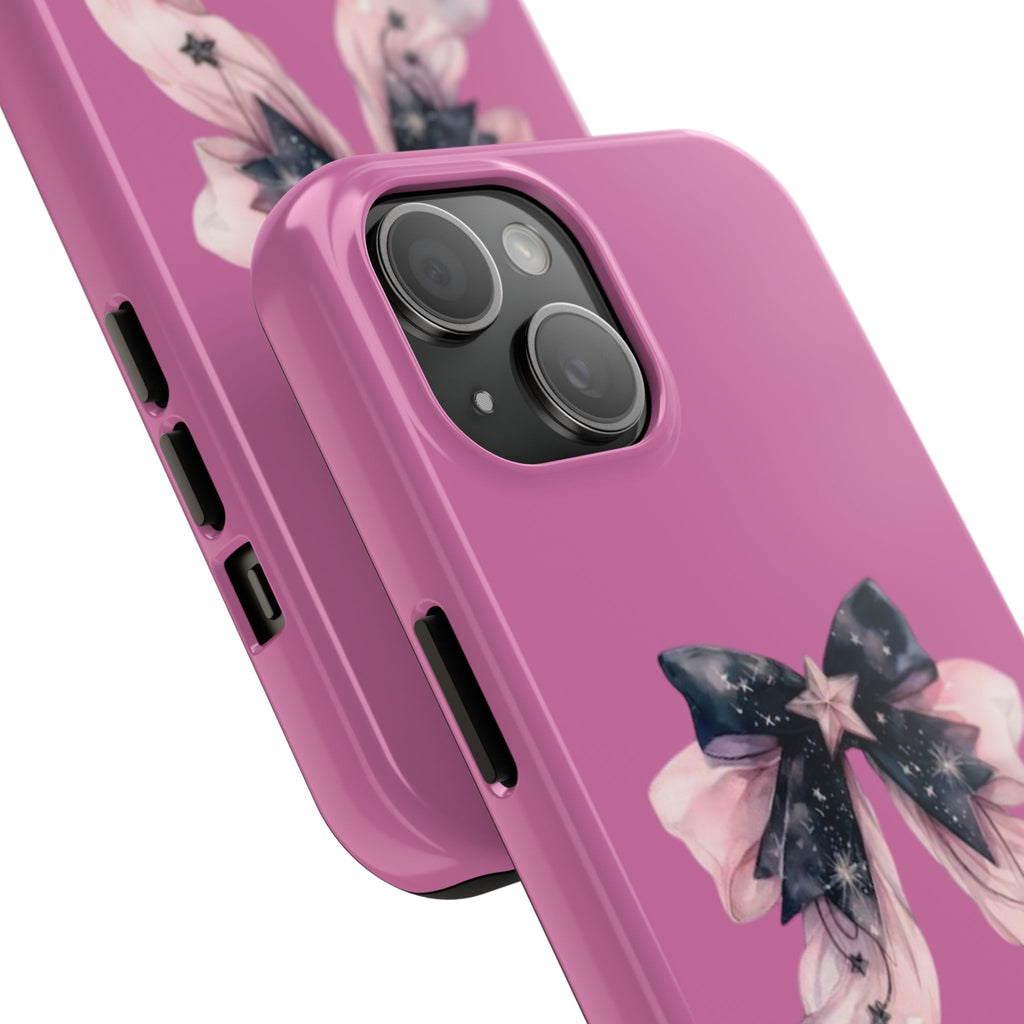 Pink Ribbon Tough Phone Cases, Galaxy Phone Covers, Chic Phone Protection, Ideal Gift for Her, Stylish Tech Accessories