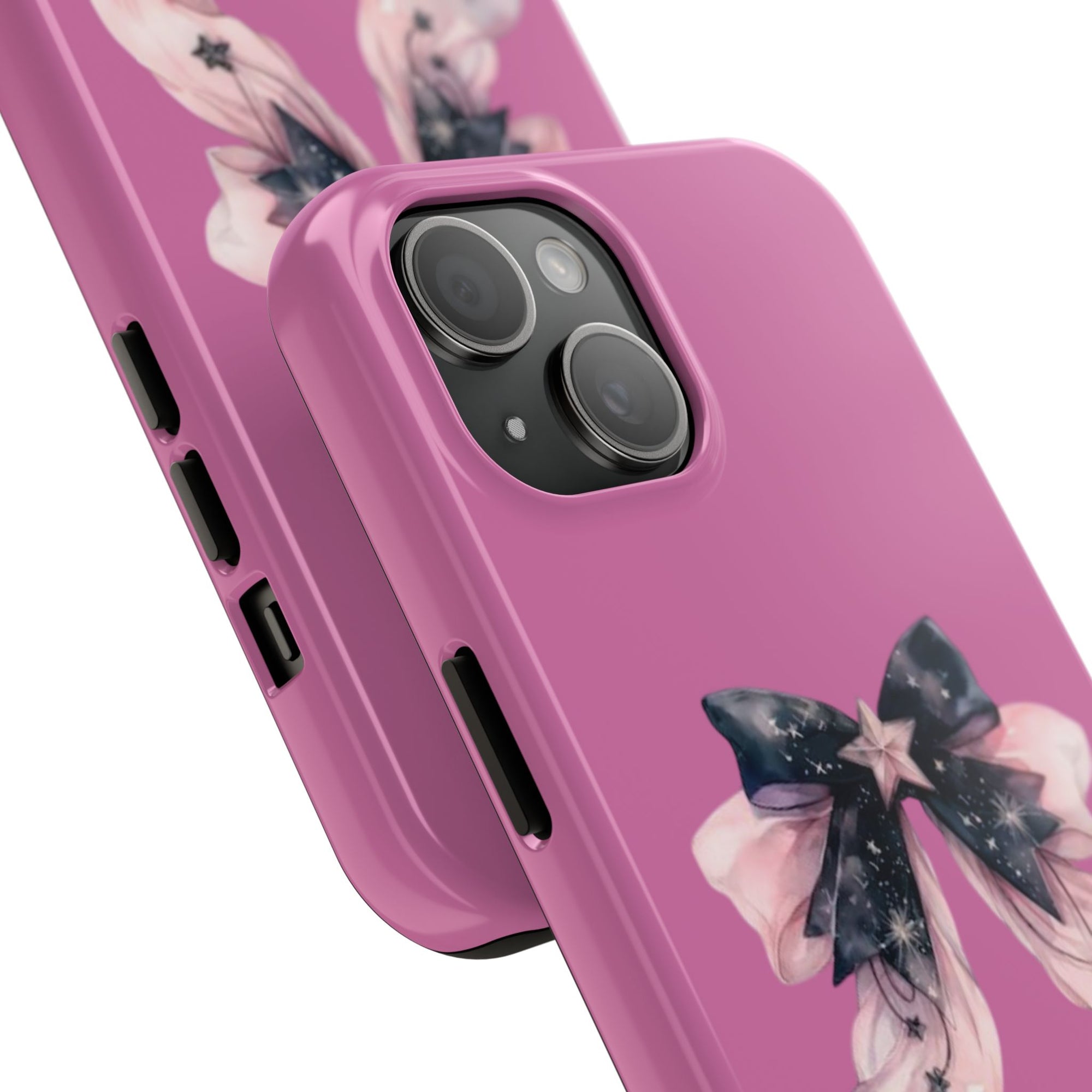 Pink Ribbon Tough Phone Cases, Galaxy Phone Covers, Chic Phone Protection, Ideal Gift for Her, Stylish Tech Accessories