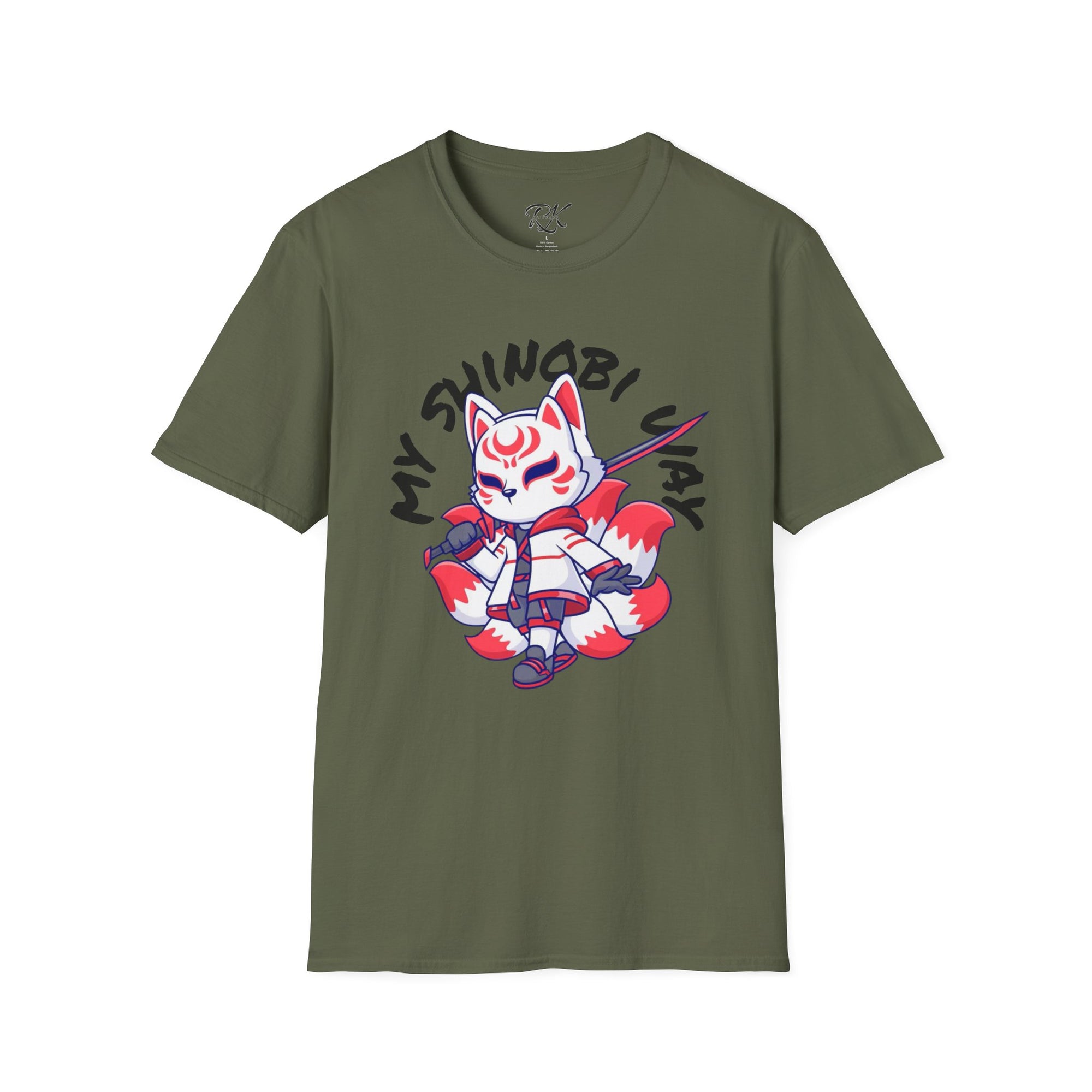 Unisex Anime T-Shirt - 'My Shinobi Pal' Graphic Tee, Comfortable Streetwear, Gift for Anime Lovers, Casual Wear, Stylish Outfit