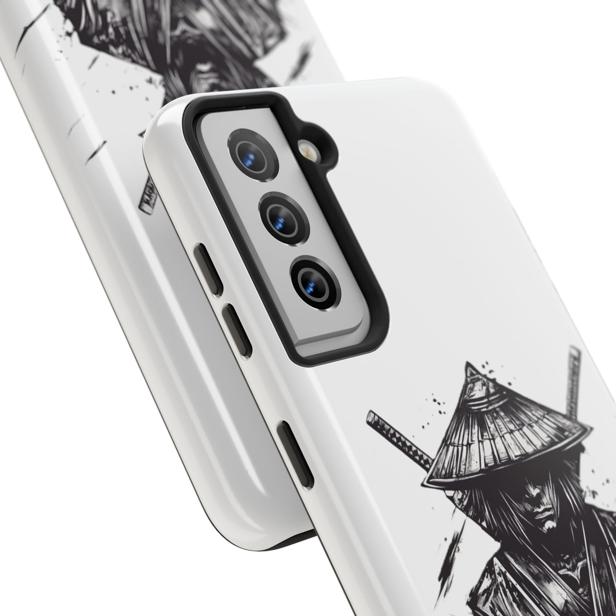 Samurai Tough Phone Cases, Rugged Smartphone Accessories, Durable Covers for Men, Unique Gifts for Him, Japanese Warrior Design