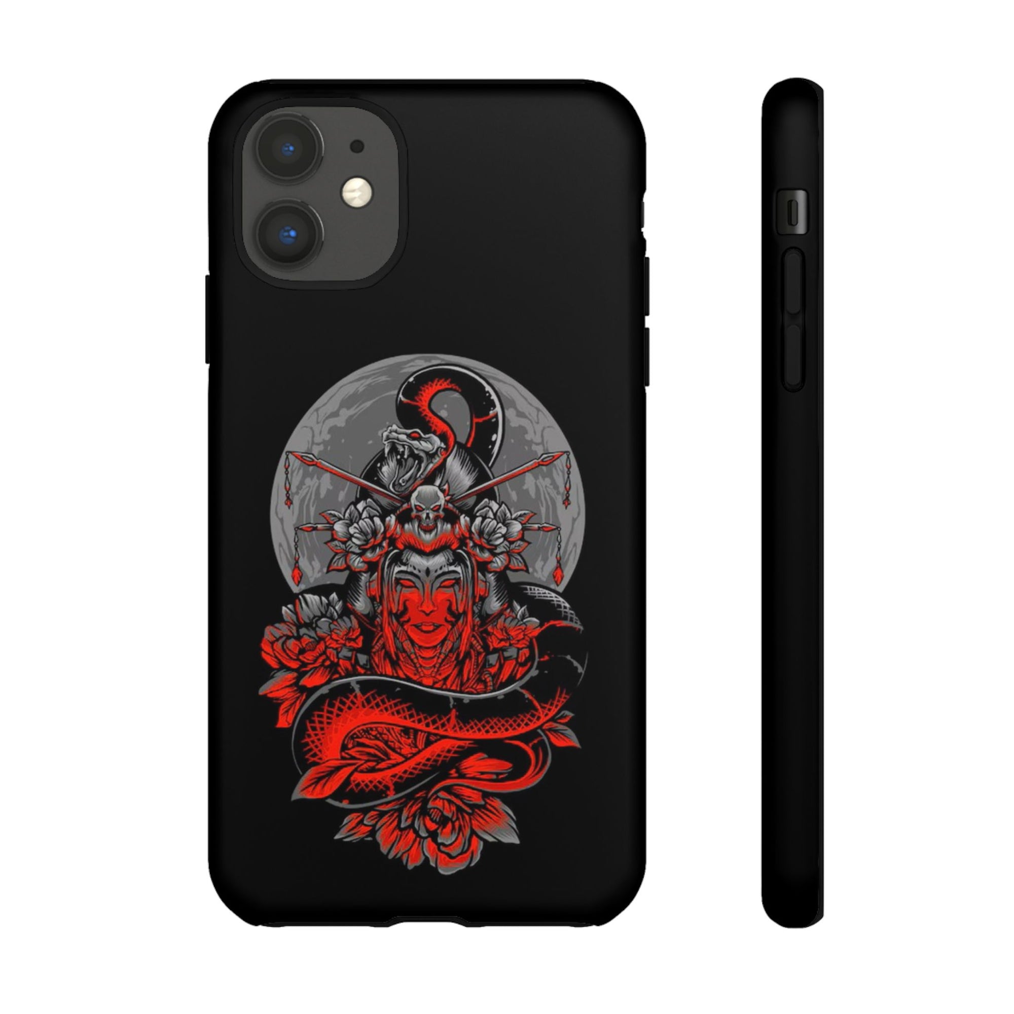 Tough Cases for iPhone, Dragon & Warrior Design, Durable Phone Protection, Perfect Gift for Tech Lovers, Unique Gifting