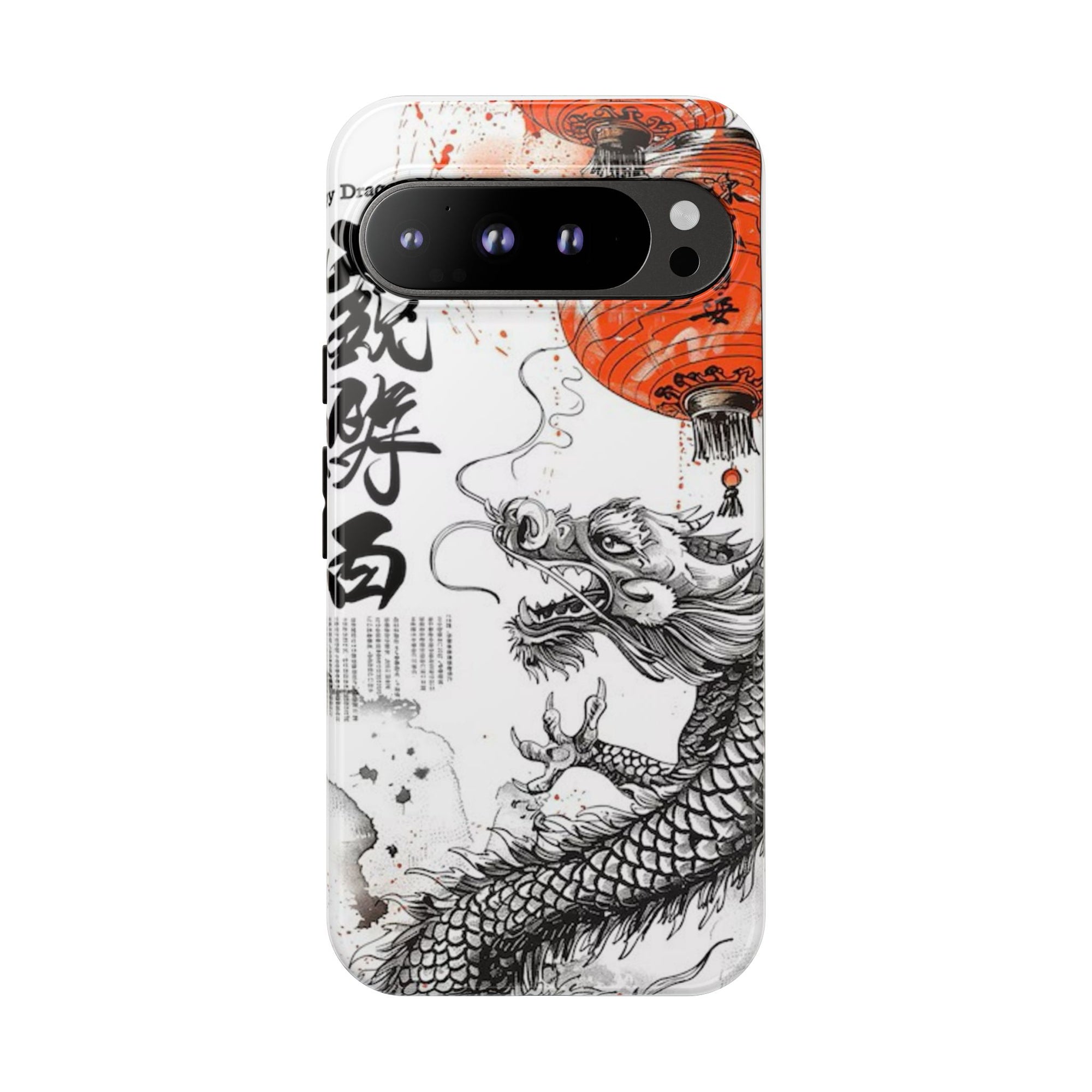 Dragon Design Phone Case, Tough Cases with Chinese Art for Unique Style, Gift for Art Lovers, Phone Protection, Trendy Accessories