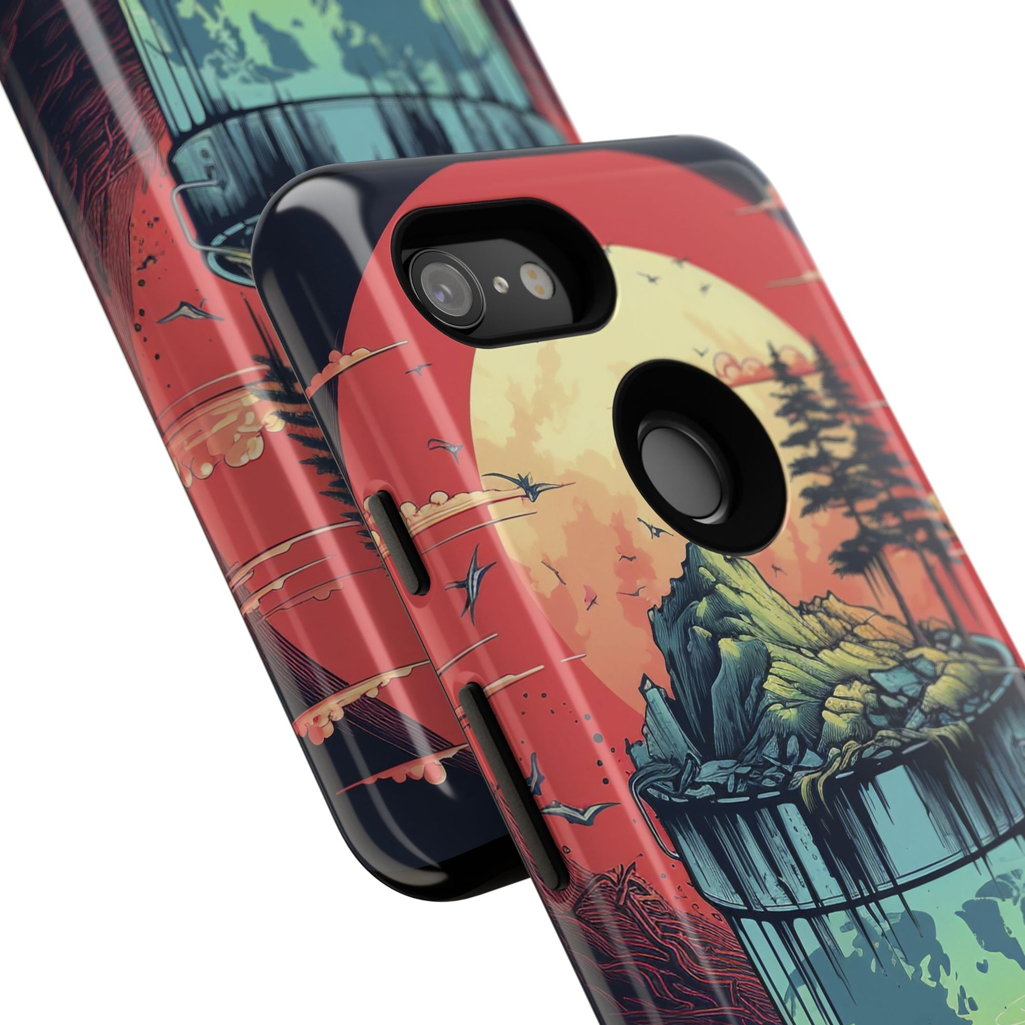 Vibrant Nature-Themed Phone Case, Tough Cases for Adventurers, Eco-Friendly, Trendy Phone Accessory, Great Gift for Nature Lovers