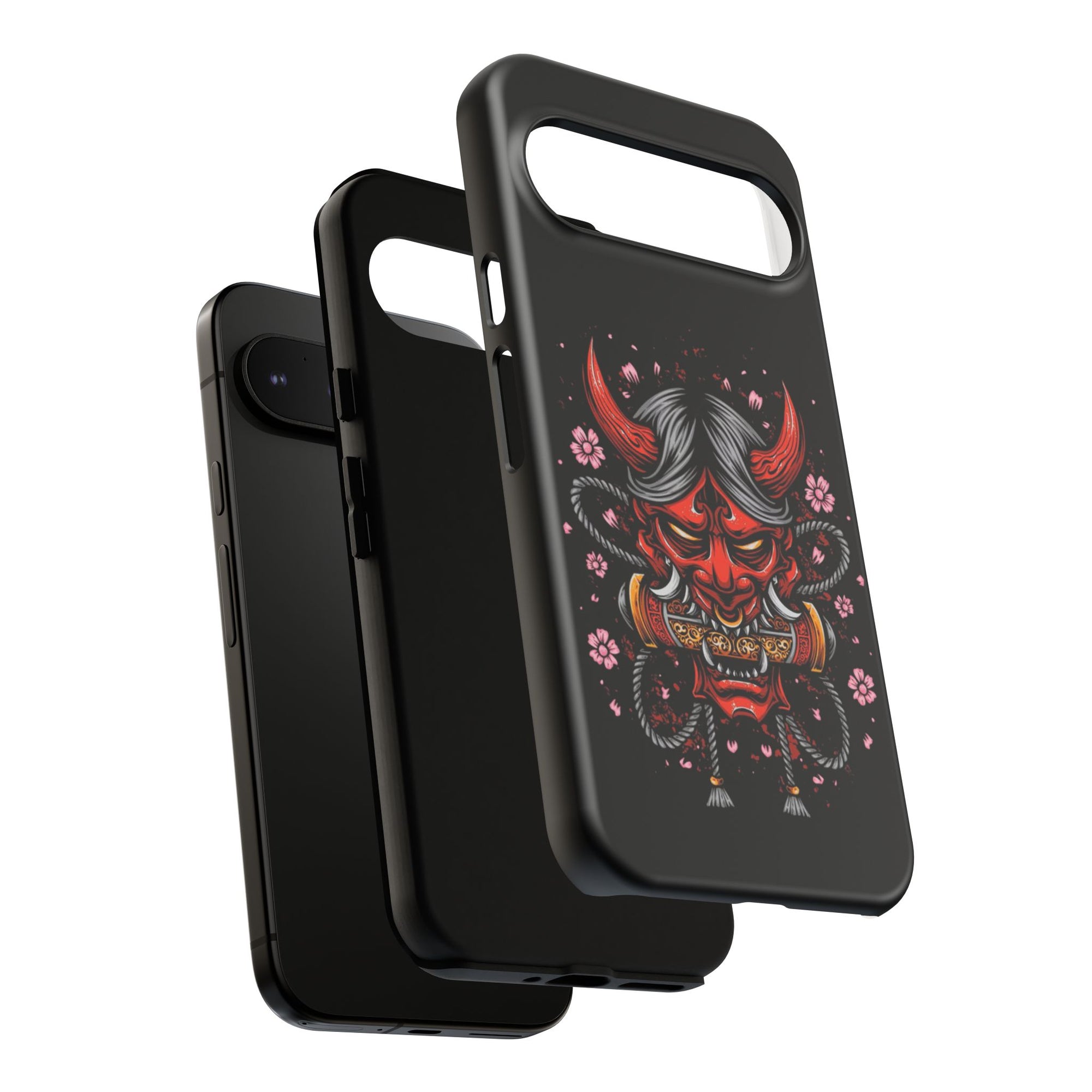 Tough Cases: Fierce Demon Phone Case, Edgy Phone Cover, Protect Your Device, Gift for Anime Fans, Unique Artwork Case