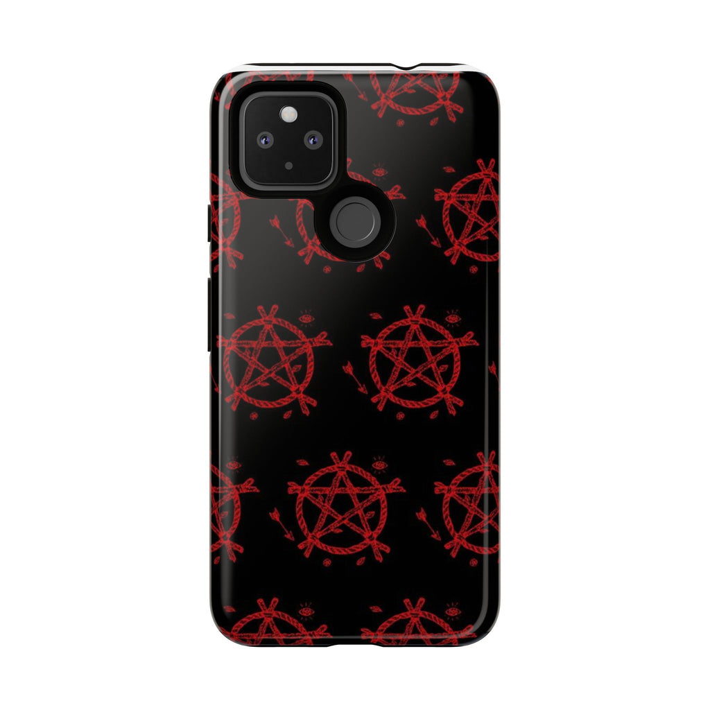 Anarchist iPhone Case, Tough Phone Cover, Punk Style Accessory, Unique Gift for Rebels, Goth Aesthetic Phone Case