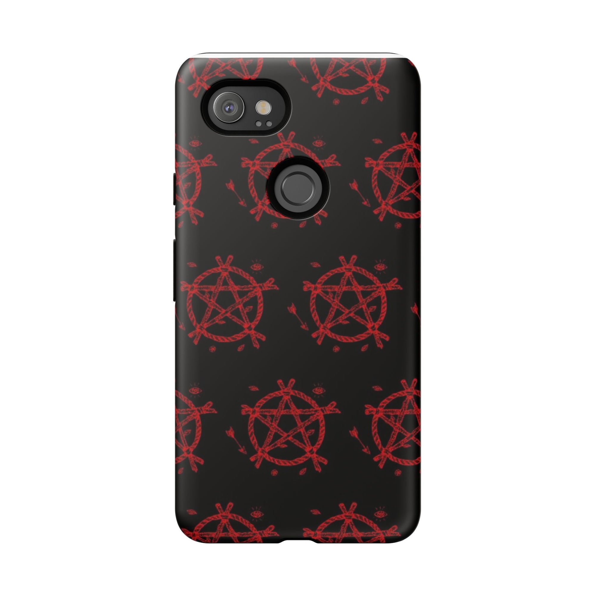 Anarchist iPhone Case, Tough Phone Cover, Punk Style Accessory, Unique Gift for Rebels, Goth Aesthetic Phone Case