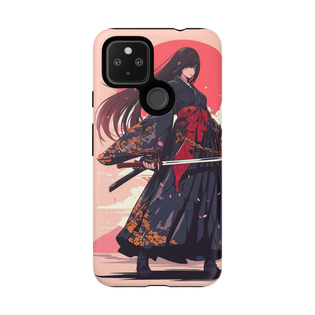 Stylish Phone Case with Warrior Design, Tough Phone Cover for Anime Lovers, Gift for Gamers, Cute Phone Accessories, Unique Tech Gifts