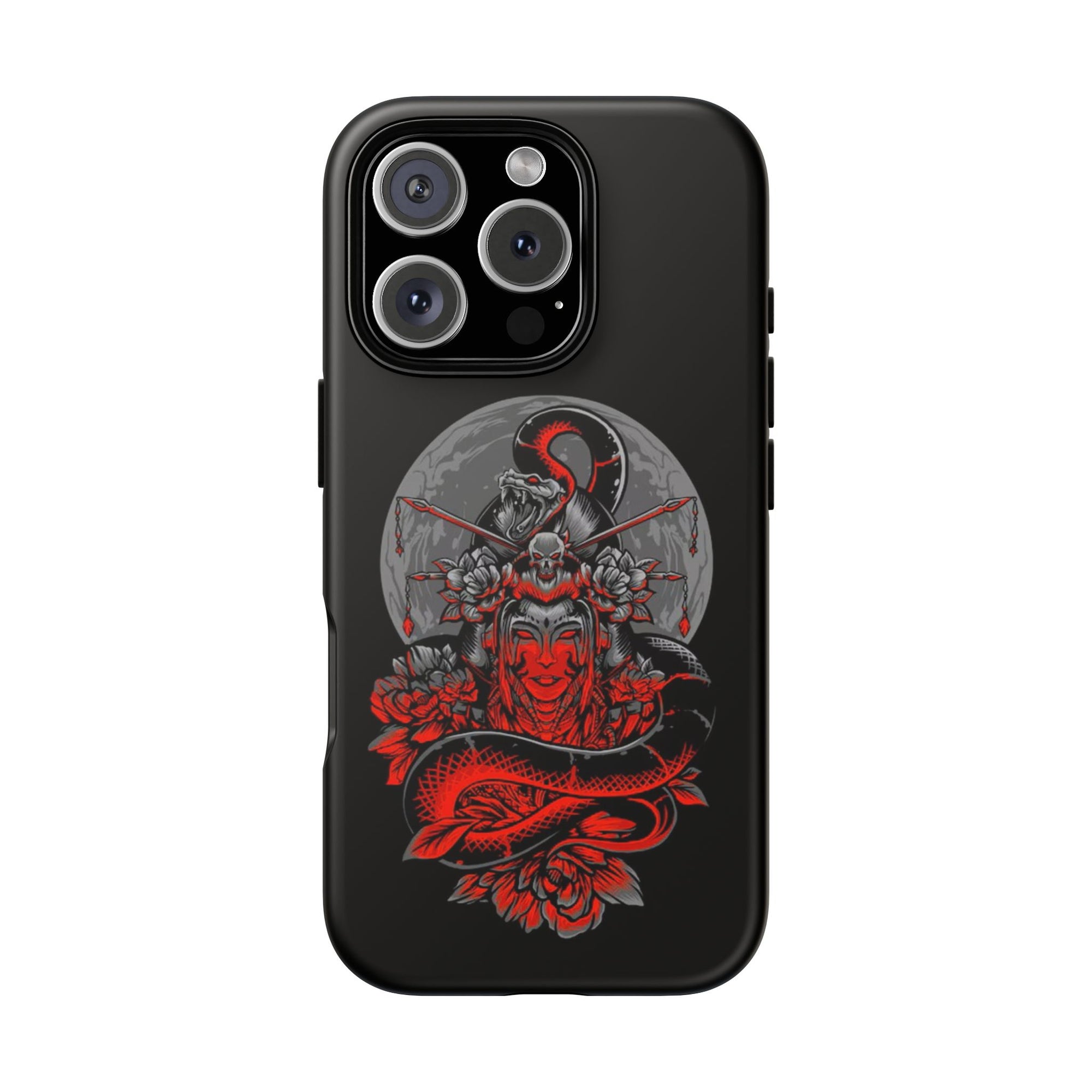 Tough Cases for iPhone, Dragon & Warrior Design, Durable Phone Protection, Perfect Gift for Tech Lovers, Unique Gifting