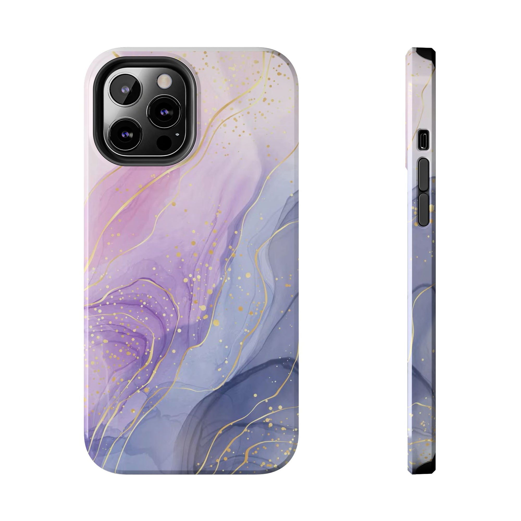 Elegant Abstract Tough Phone Cases for Stylish Protection, Gift for Her, Phone Accessories, Lavender Marble Design, Phone Cover for [...]