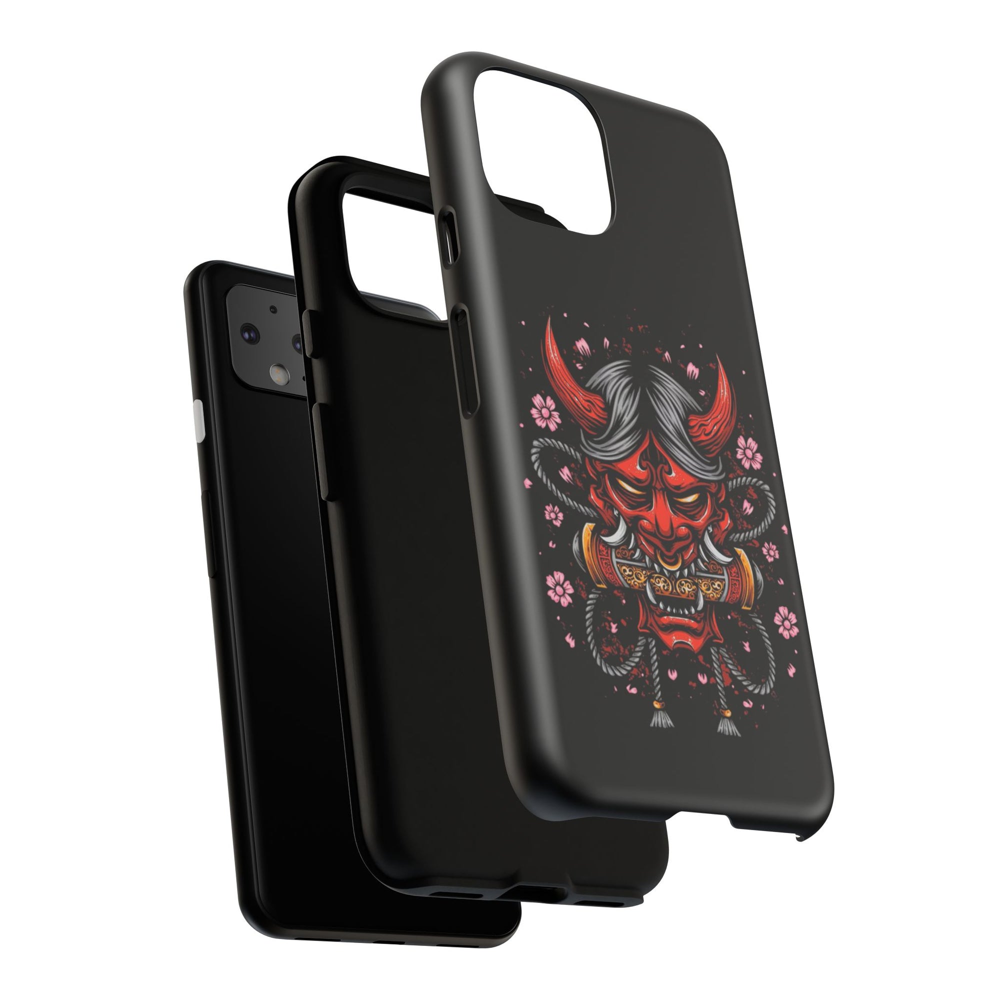 Tough Cases: Fierce Demon Phone Case, Edgy Phone Cover, Protect Your Device, Gift for Anime Fans, Unique Artwork Case
