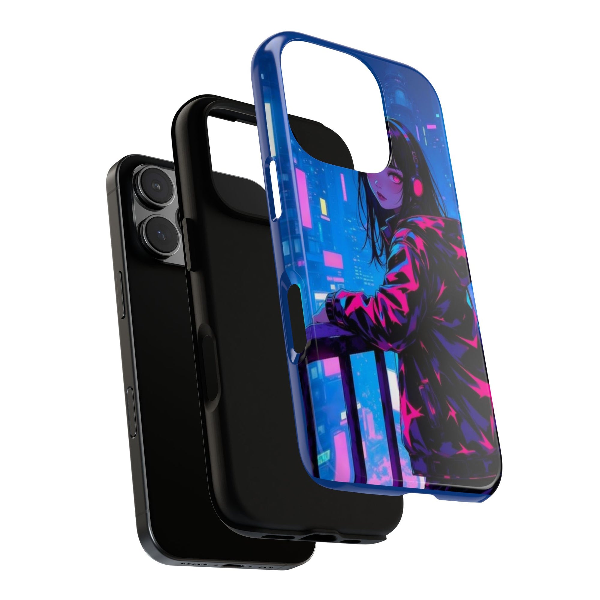 Futuristic Phone Case, Cyberpunk Aesthetic, Tough Phone Cover, Urban Style, Gift for Tech Lovers, Unique Phone Accessories, Streetwear [...]