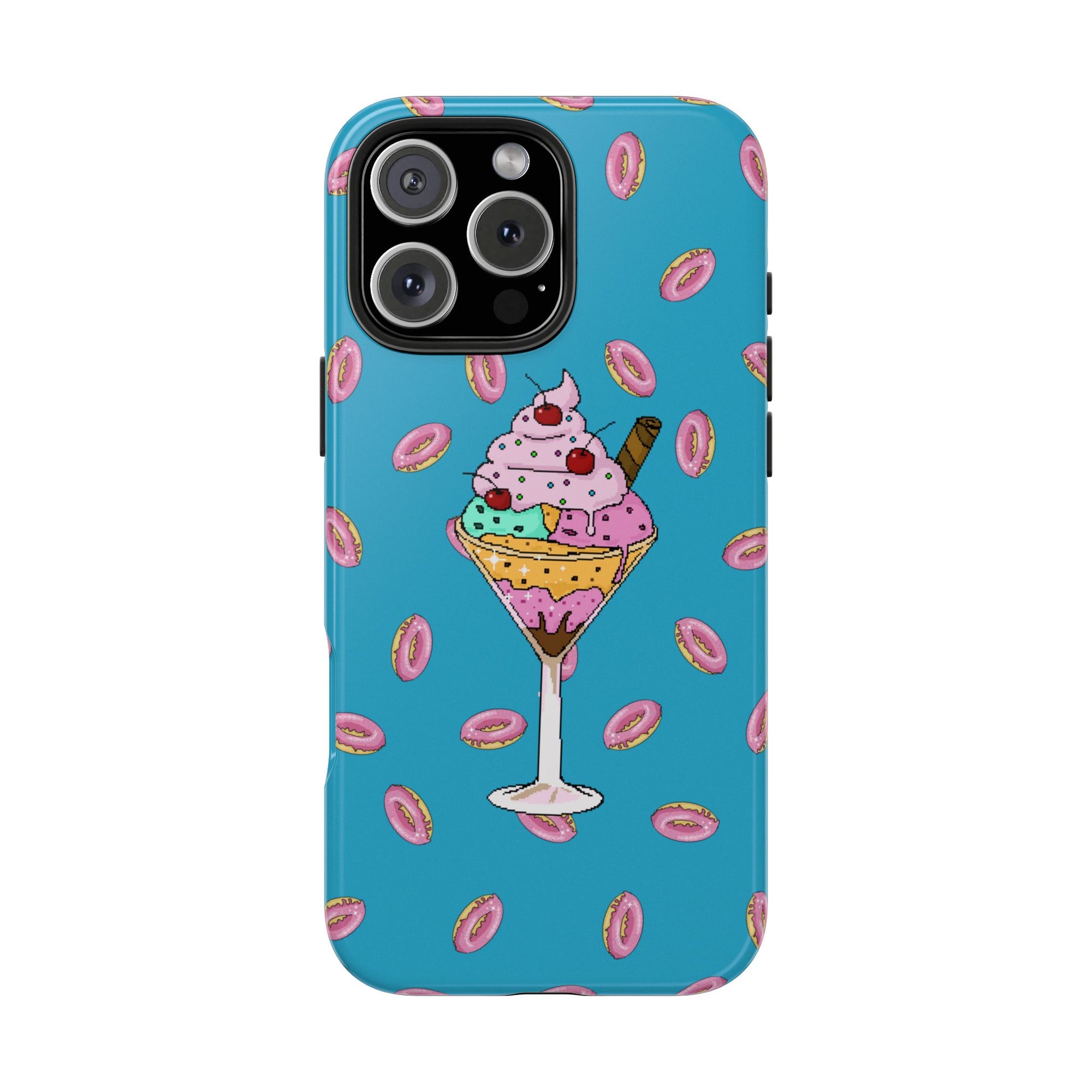 Cute Dessert Phone Cases, Fun iPhone Covers, Quirky Phone Accessories, Donut Lovers Gift, Ice Cream Phone Protector