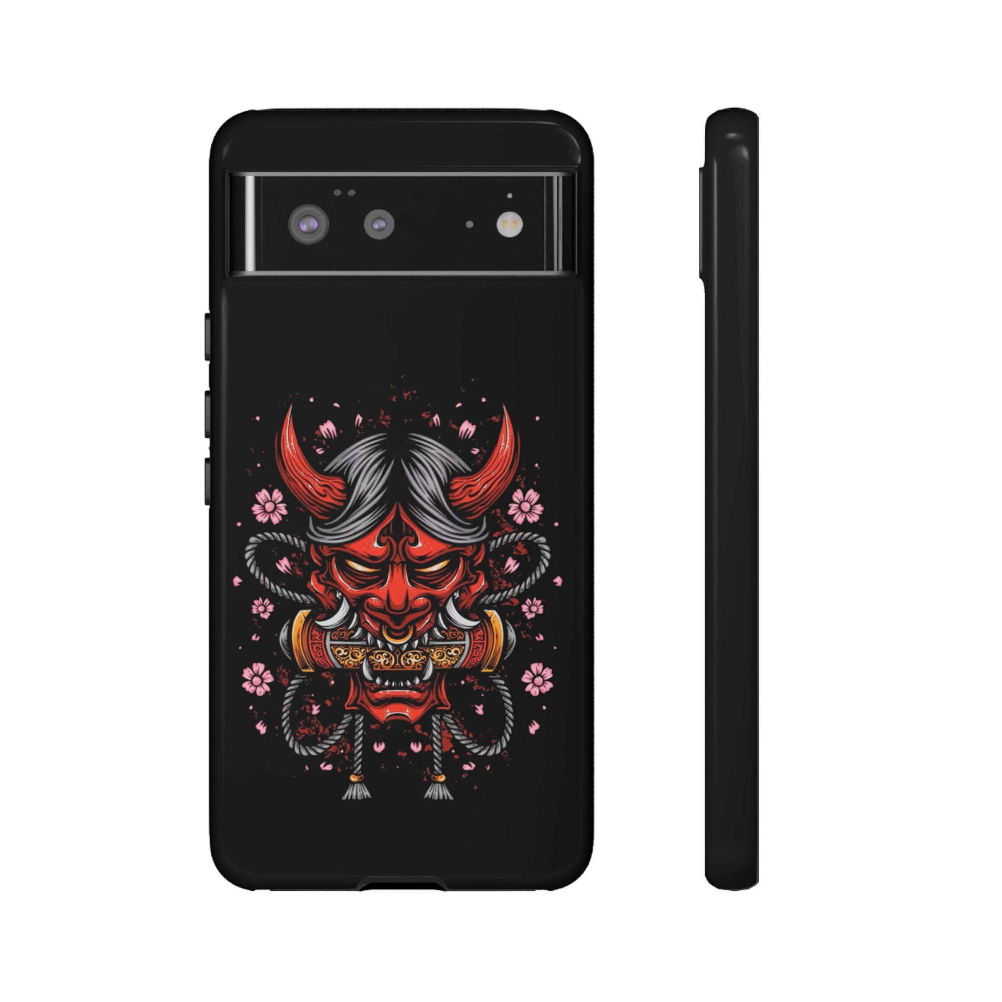 Tough Cases: Fierce Demon Phone Case, Edgy Phone Cover, Protect Your Device, Gift for Anime Fans, Unique Artwork Case