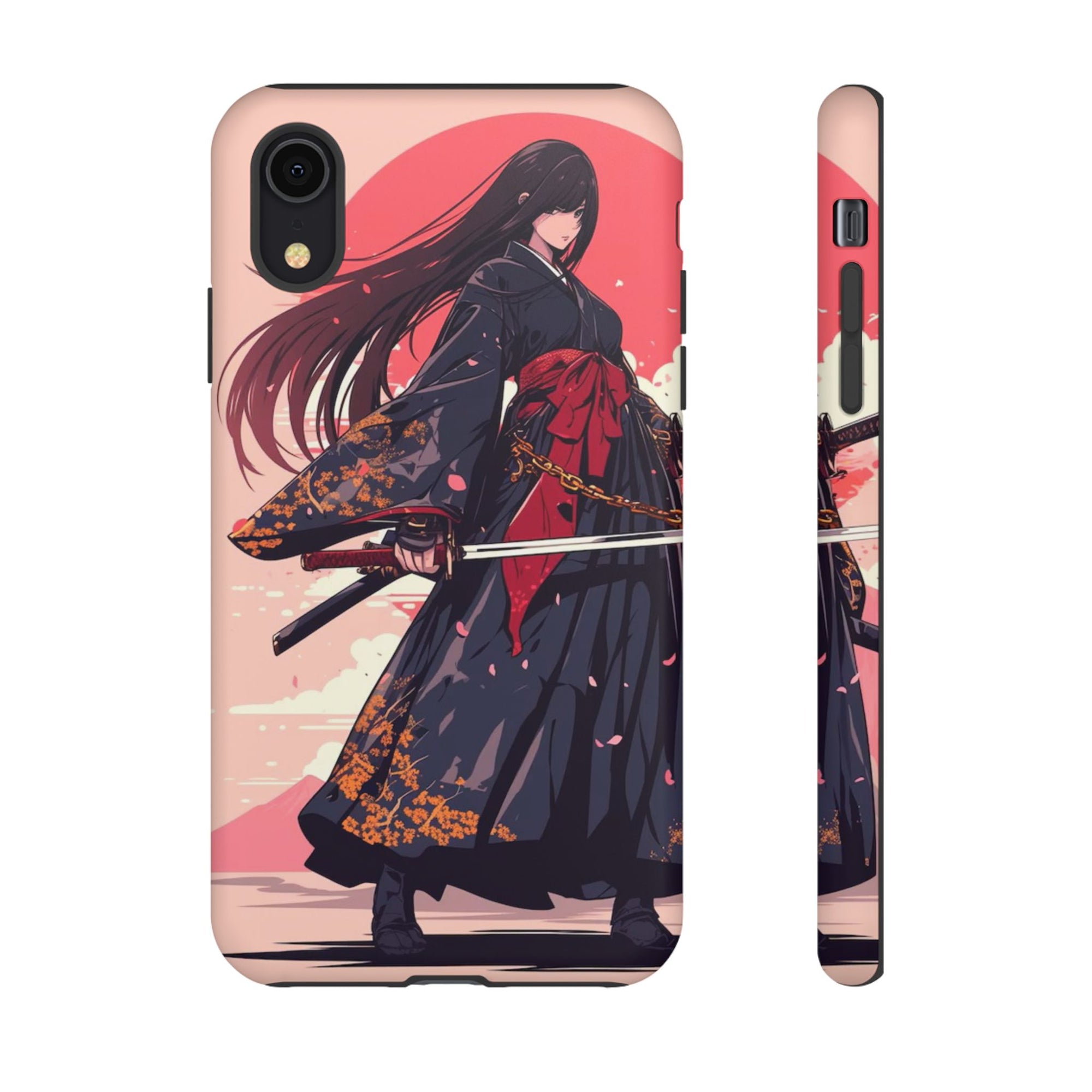 Stylish Phone Case with Warrior Design, Tough Phone Cover for Anime Lovers, Gift for Gamers, Cute Phone Accessories, Unique Tech Gifts
