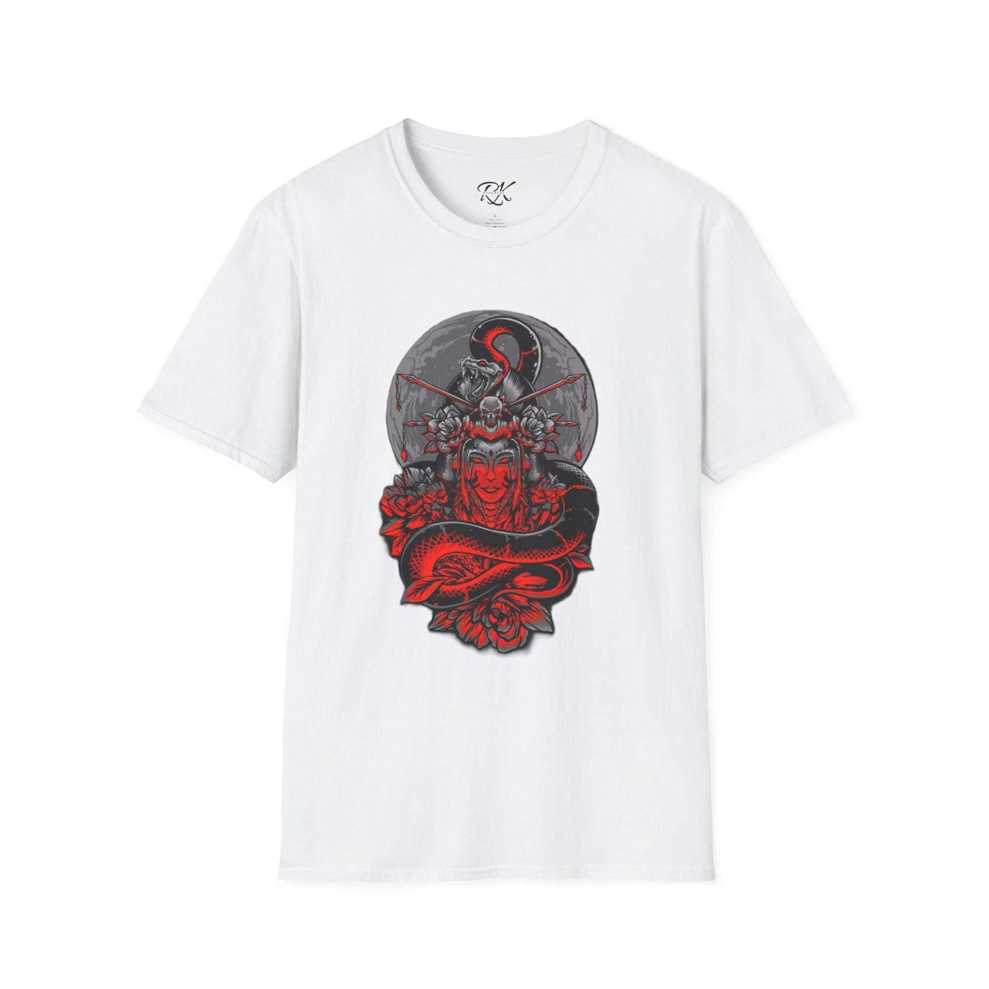 Warrior Spirit Unisex Softstyle T-Shirt, Graphic Tee, Trendy Streetwear, Gifts for Him, Casual Wear, Unique Design