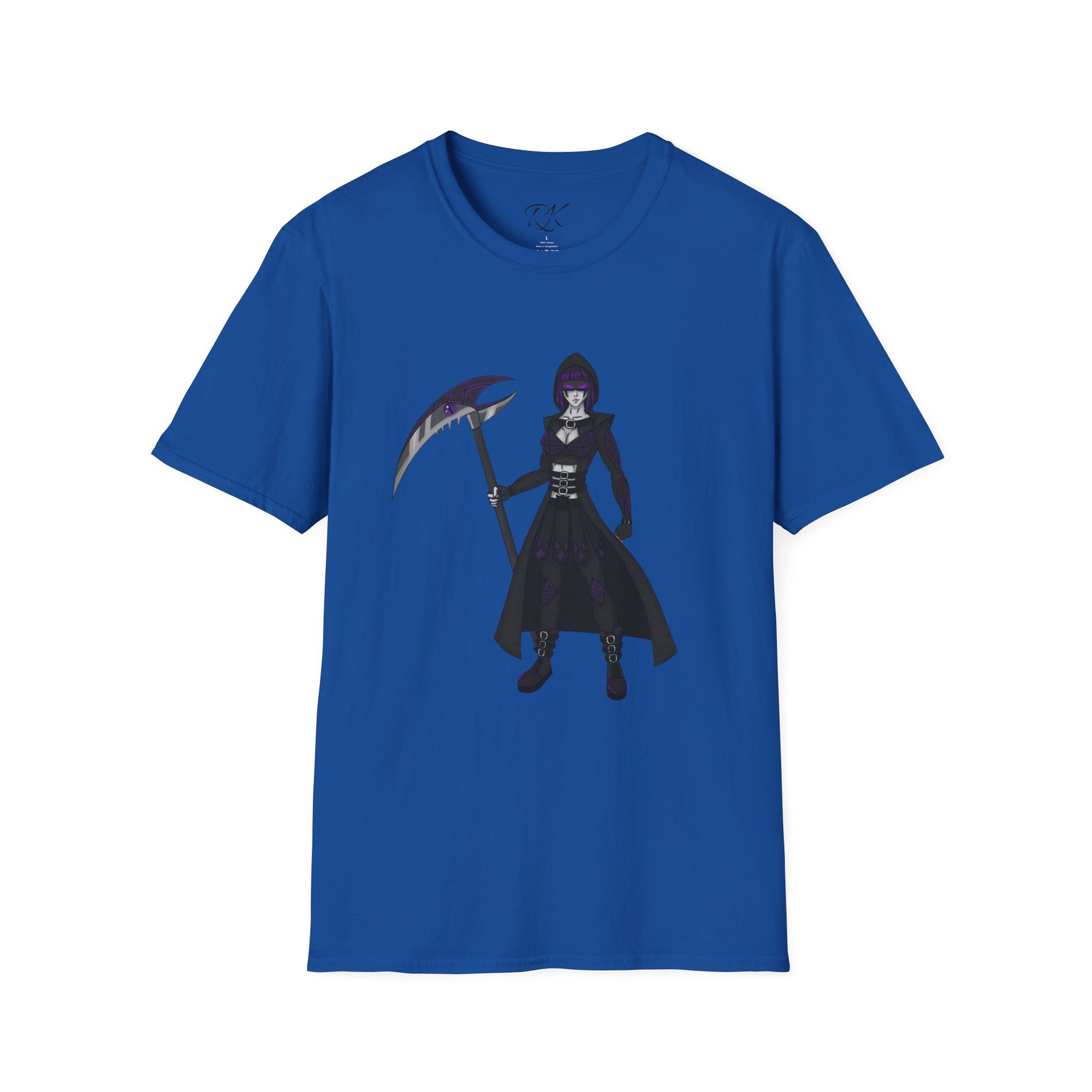 Gothic Fantasy T-Shirt, Unisex Softstyle Tee, Halloween Costume, Creepy Graphic Tee, Gift for Gamers, Unique Graphic Shirt