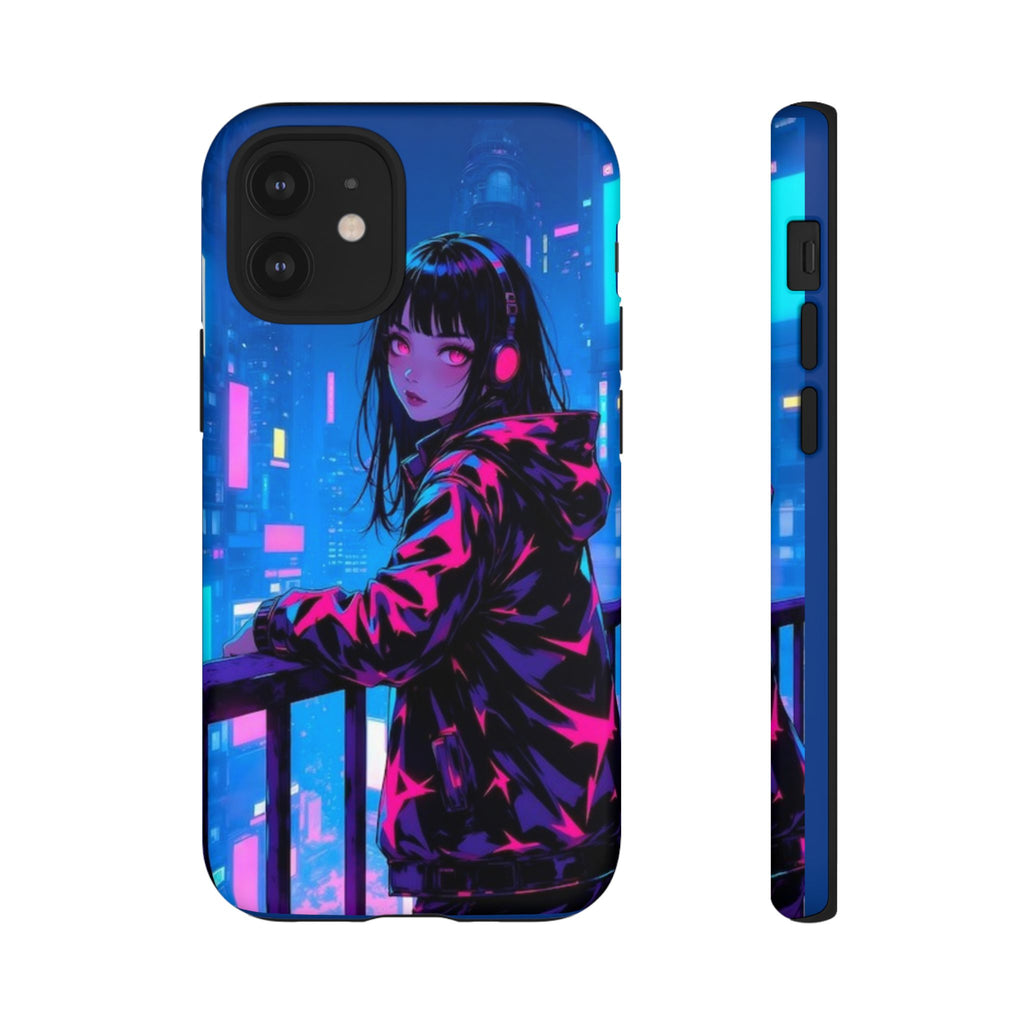 Futuristic Phone Case, Cyberpunk Aesthetic, Tough Phone Cover, Urban Style, Gift for Tech Lovers, Unique Phone Accessories, Streetwear [...]