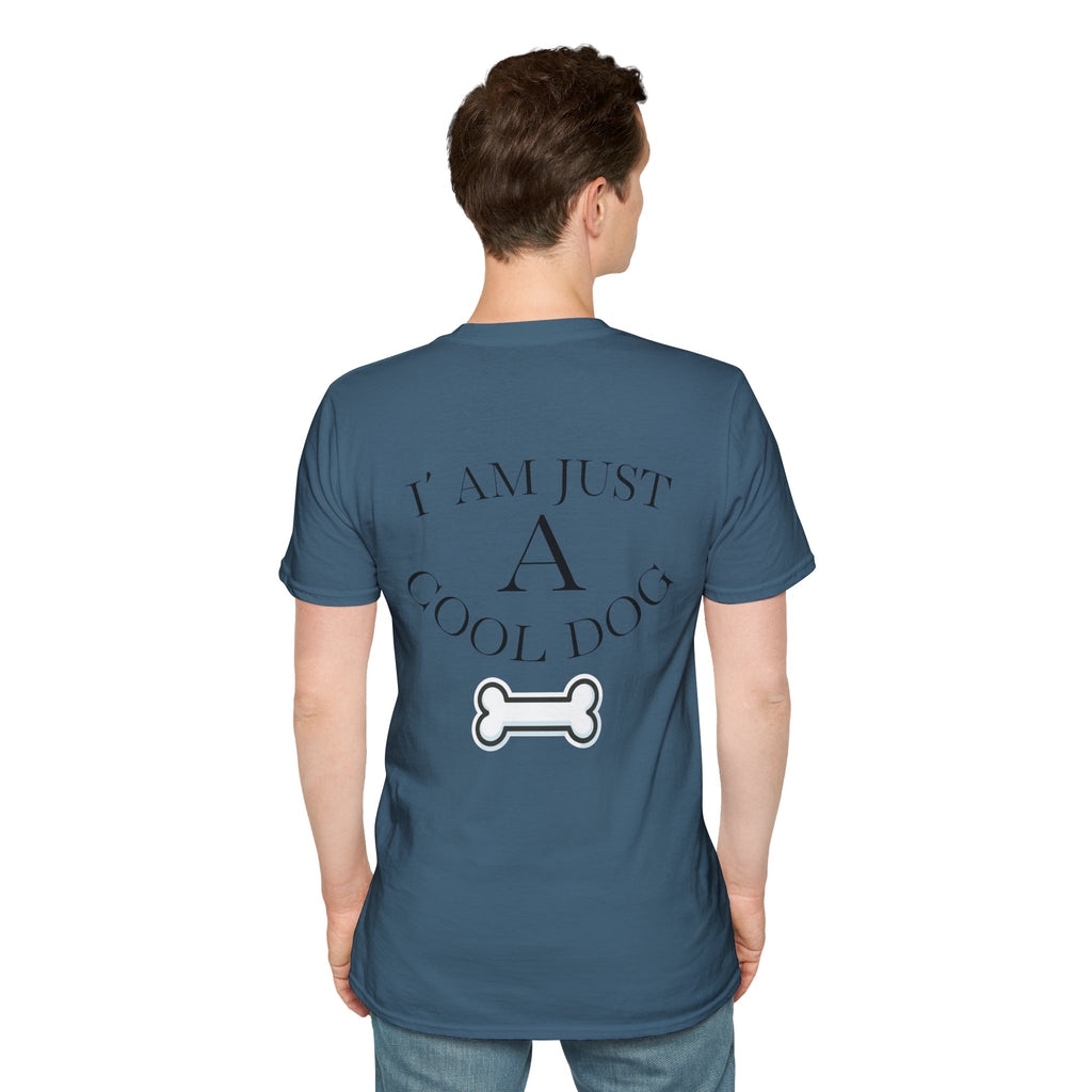 Cool Dog Graphic Tee | Unisex Softstyle T-Shirt, Funny Pet Lover Gift, Dog Dad Shirt, Casual Wear, Gift for Animal Lovers