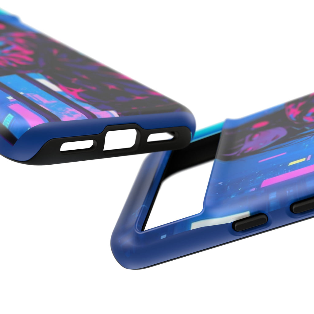 Futuristic Phone Case, Cyberpunk Aesthetic, Tough Phone Cover, Urban Style, Gift for Tech Lovers, Unique Phone Accessories, Streetwear [...]