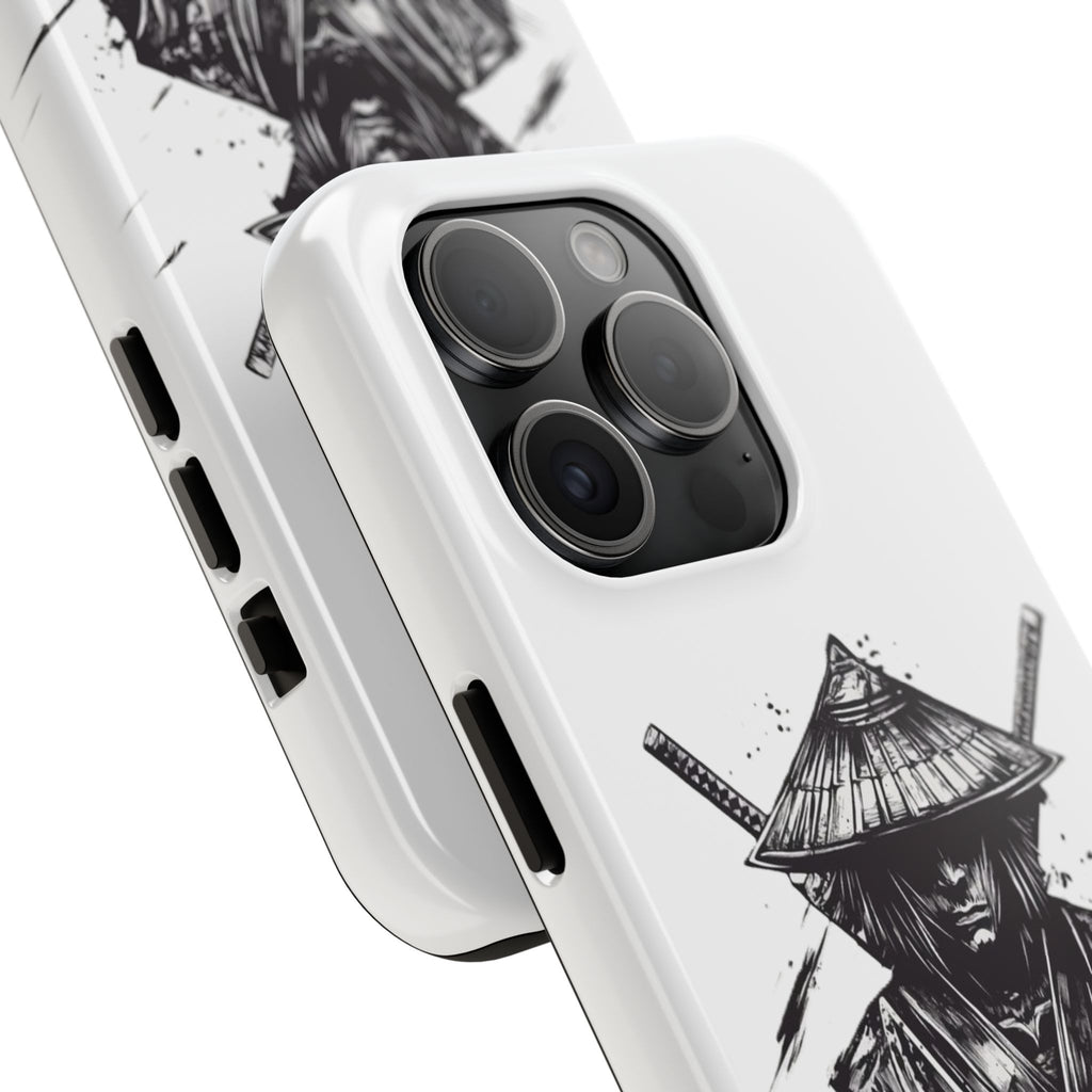 Samurai Tough Phone Cases, Rugged Smartphone Accessories, Durable Covers for Men, Unique Gifts for Him, Japanese Warrior Design