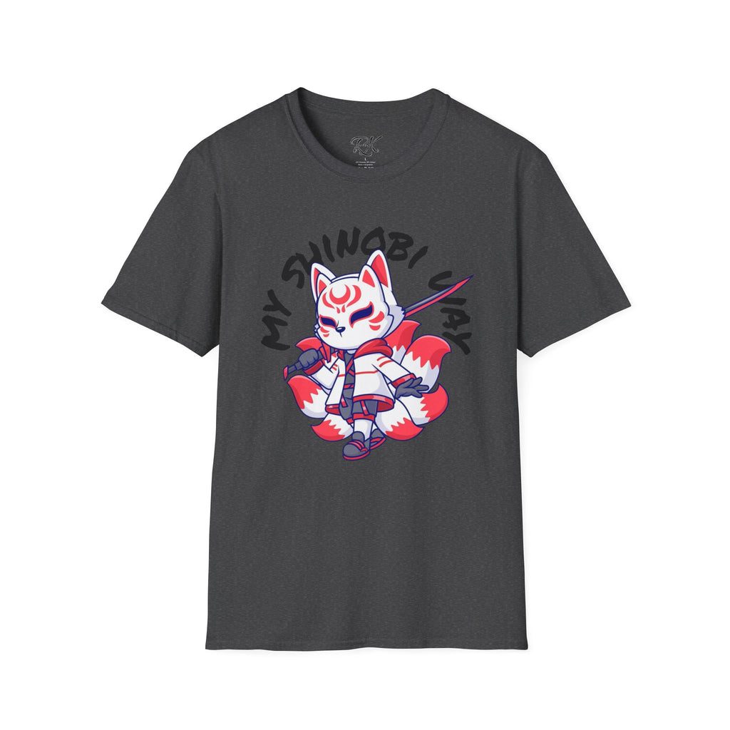 Unisex Anime T-Shirt - 'My Shinobi Pal' Graphic Tee, Comfortable Streetwear, Gift for Anime Lovers, Casual Wear, Stylish Outfit