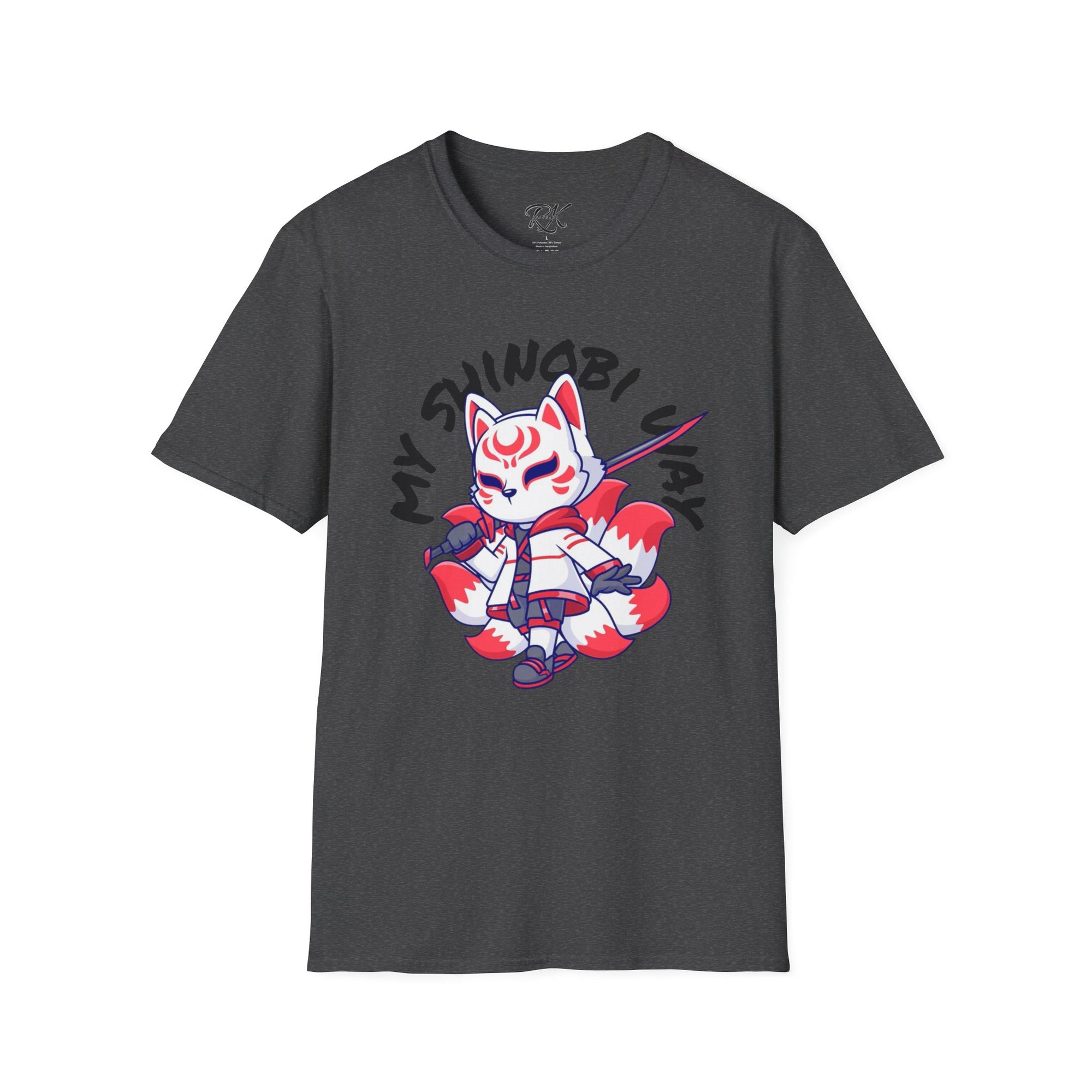 Unisex Anime T-Shirt - 'My Shinobi Pal' Graphic Tee, Comfortable Streetwear, Gift for Anime Lovers, Casual Wear, Stylish Outfit