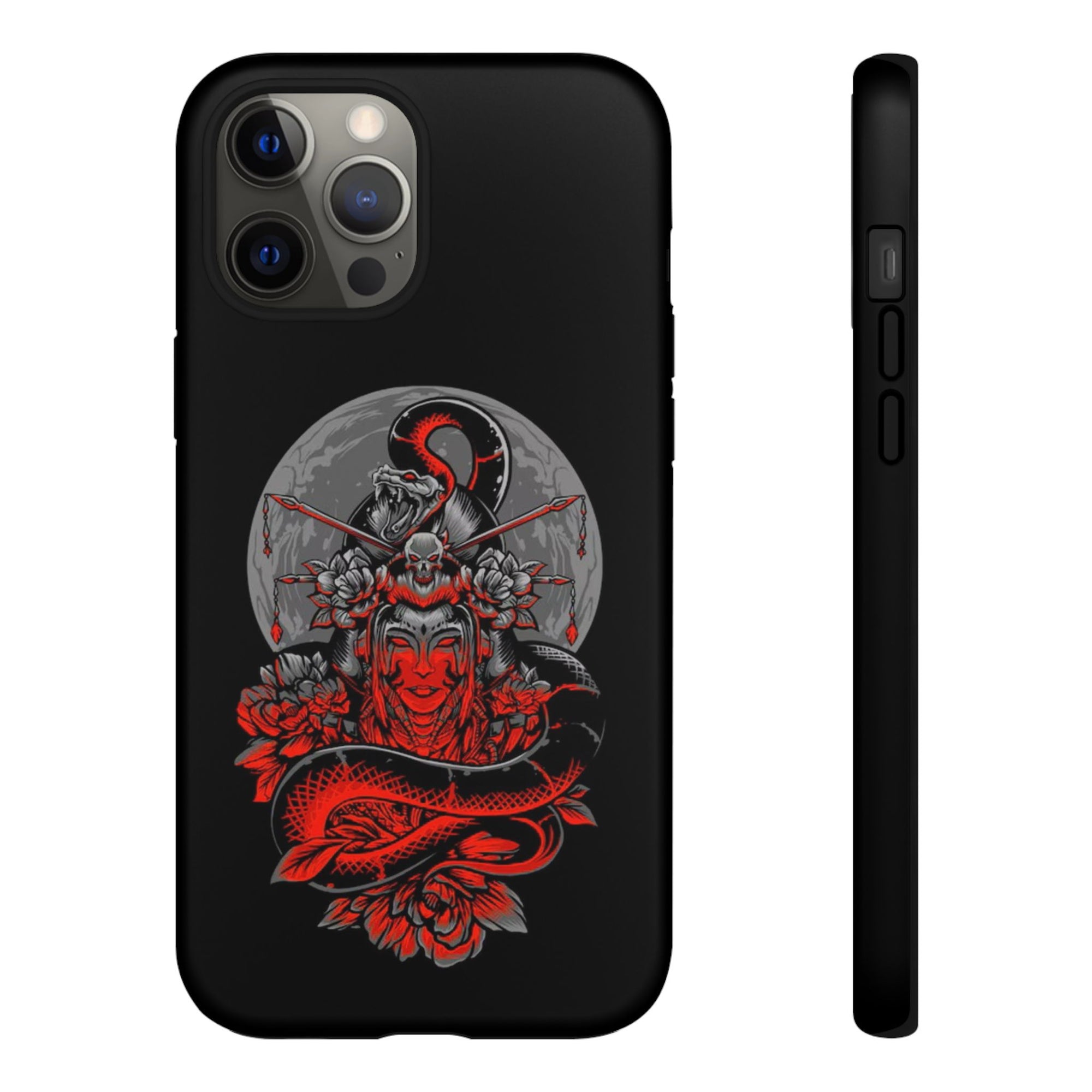 Tough Cases for iPhone, Dragon & Warrior Design, Durable Phone Protection, Perfect Gift for Tech Lovers, Unique Gifting