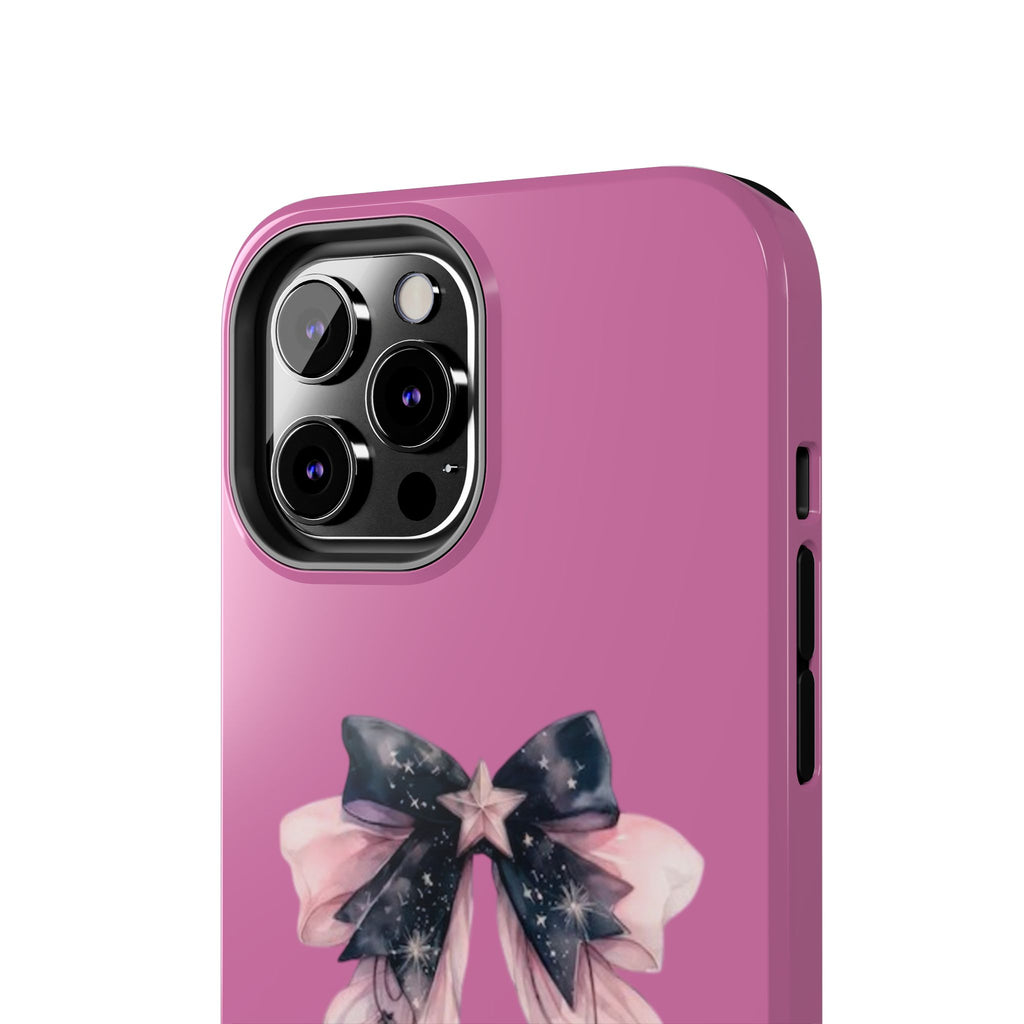Pink Ribbon Tough Phone Cases, Galaxy Phone Covers, Chic Phone Protection, Ideal Gift for Her, Stylish Tech Accessories
