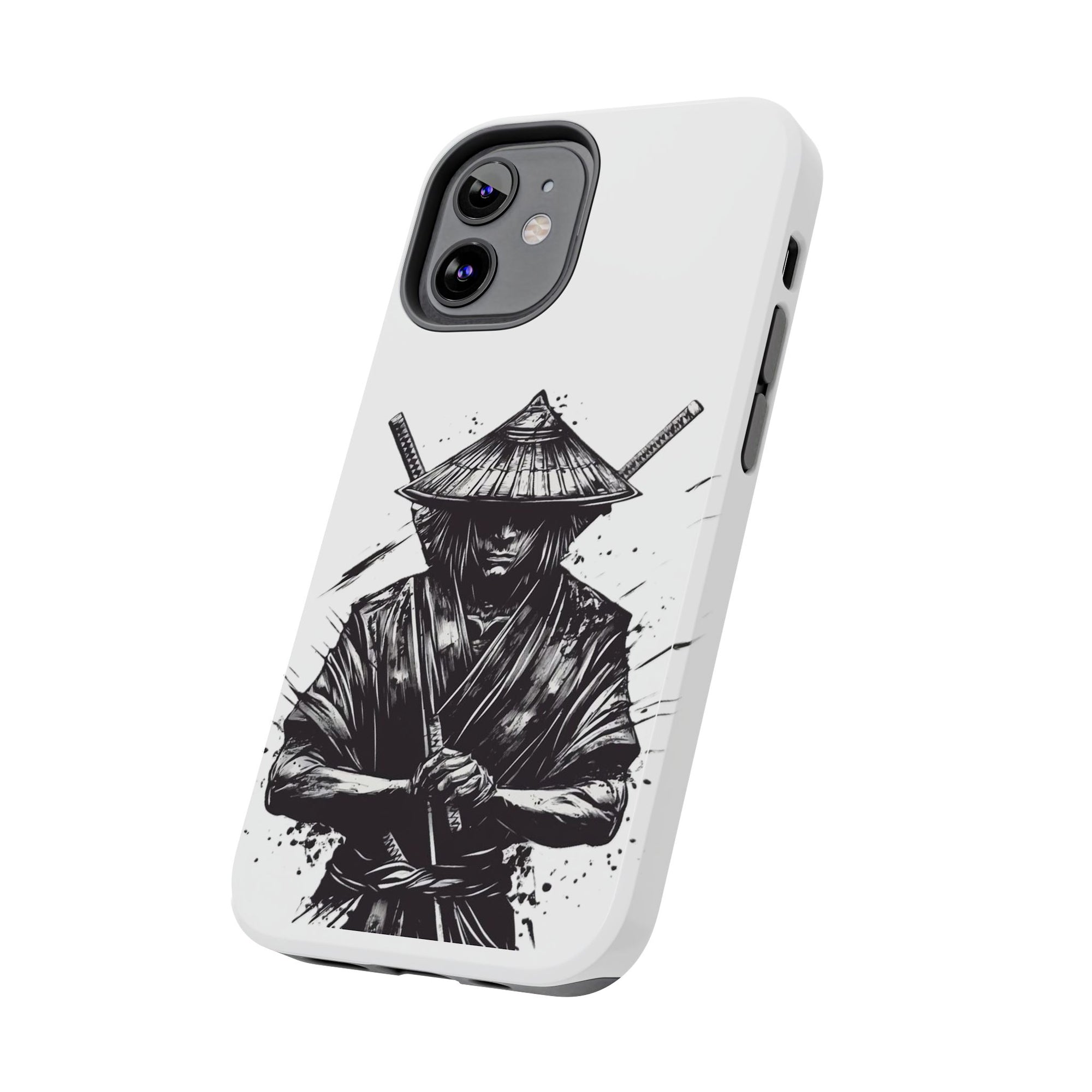 Samurai Tough Phone Cases, Rugged Smartphone Accessories, Durable Covers for Men, Unique Gifts for Him, Japanese Warrior Design