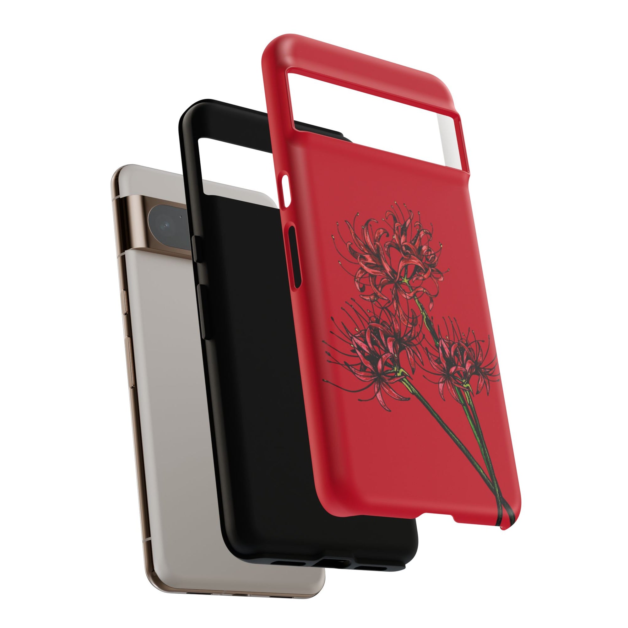 Floral Phone Case, Cute Durable Case for Plants Lovers, Stylish Tech Accessories, Gift for Her, Autumn Decor