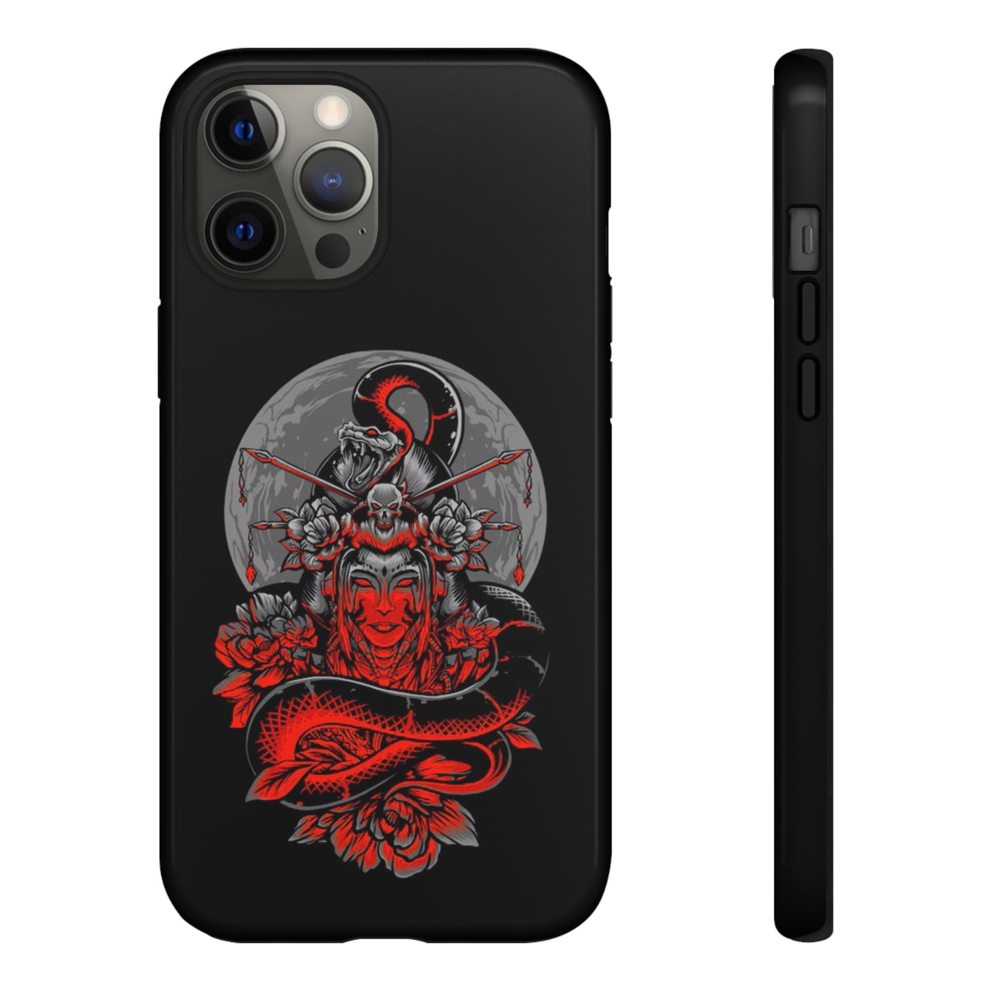 Tough Cases for iPhone, Dragon & Warrior Design, Durable Phone Protection, Perfect Gift for Tech Lovers, Unique Gifting
