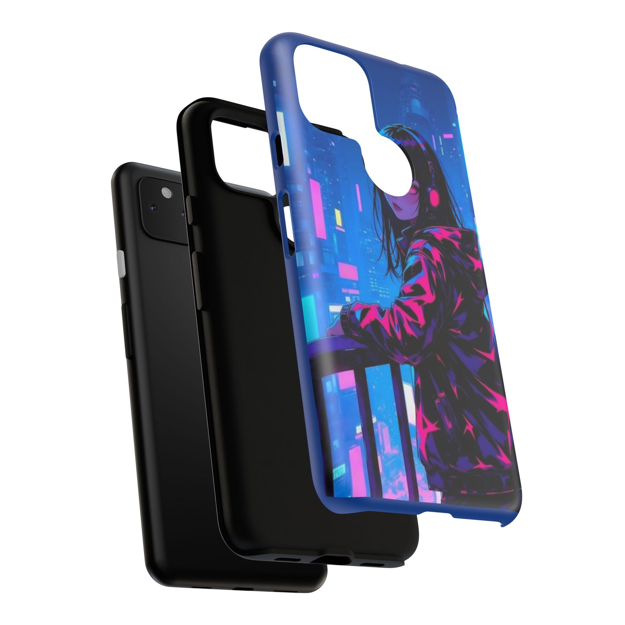 Futuristic Phone Case, Cyberpunk Aesthetic, Tough Phone Cover, Urban Style, Gift for Tech Lovers, Unique Phone Accessories, Streetwear [...]