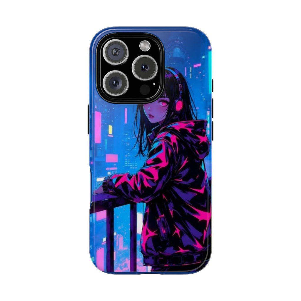 Futuristic Phone Case, Cyberpunk Aesthetic, Tough Phone Cover, Urban Style, Gift for Tech Lovers, Unique Phone Accessories, Streetwear [...]
