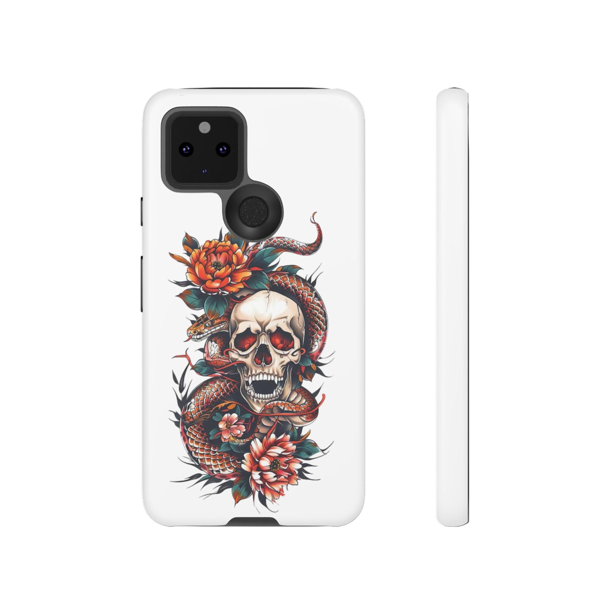 Tough Cases: Skull and Snake Phone Cases, Edgy Accessories, Alternative Fashion, Quirky Gift Ideas, Gothic Style